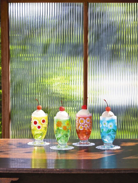 Aderia - Retro Pedestal Glass - Pear - Image 2