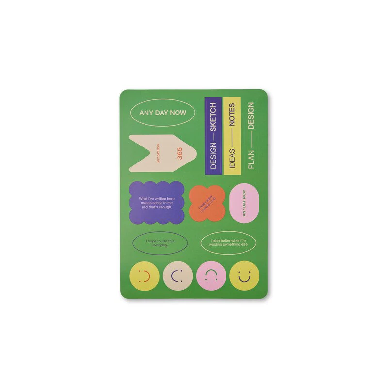 Any Day Now - Any Day Notebook A5 - Plain - Green - Image 6