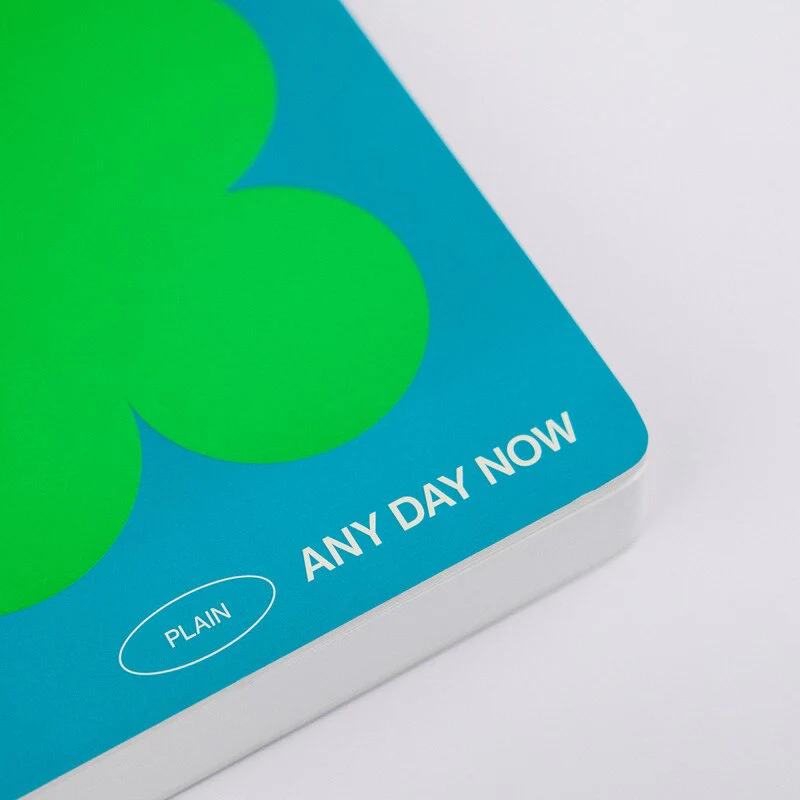 Any Day Now - Sketch Notebook A5 - Plain - Teal - Image 4