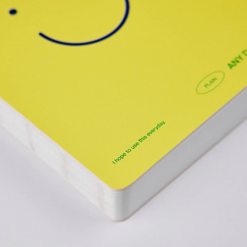 Any Day Now - Sketch Notebook A6 - Plain - Butter - Image 3