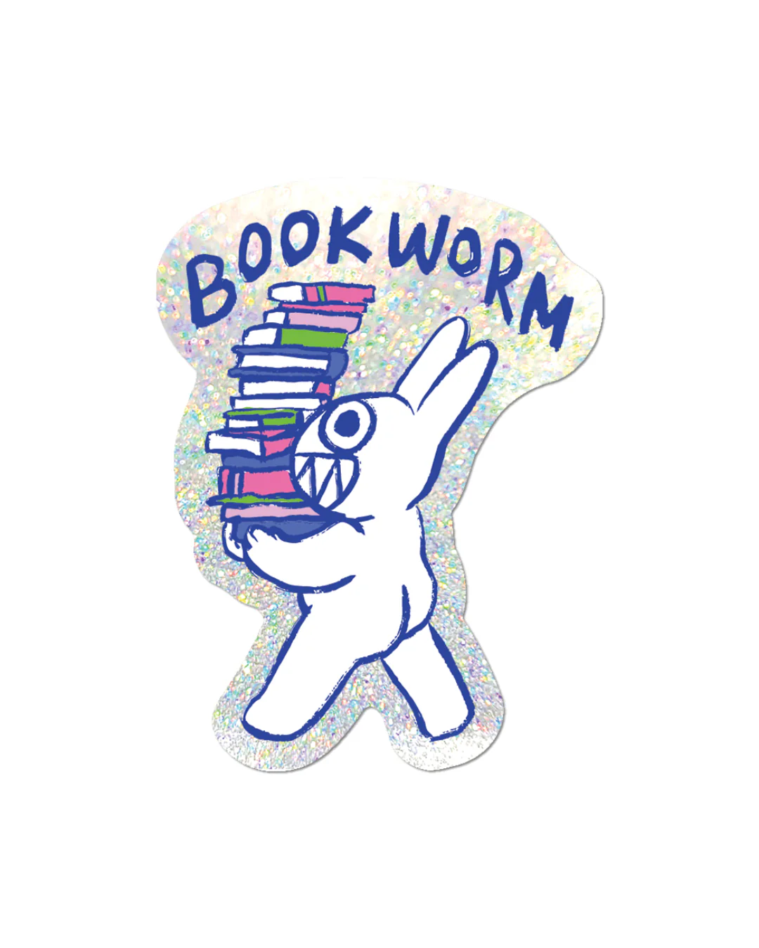 Apply Stickers - Bookworm Die-Cut Sticker