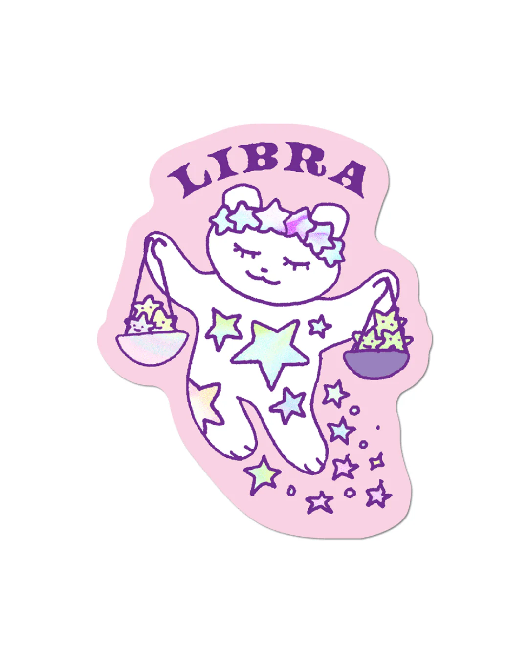 Apply Stickers - Libra Die-Cut Sticker