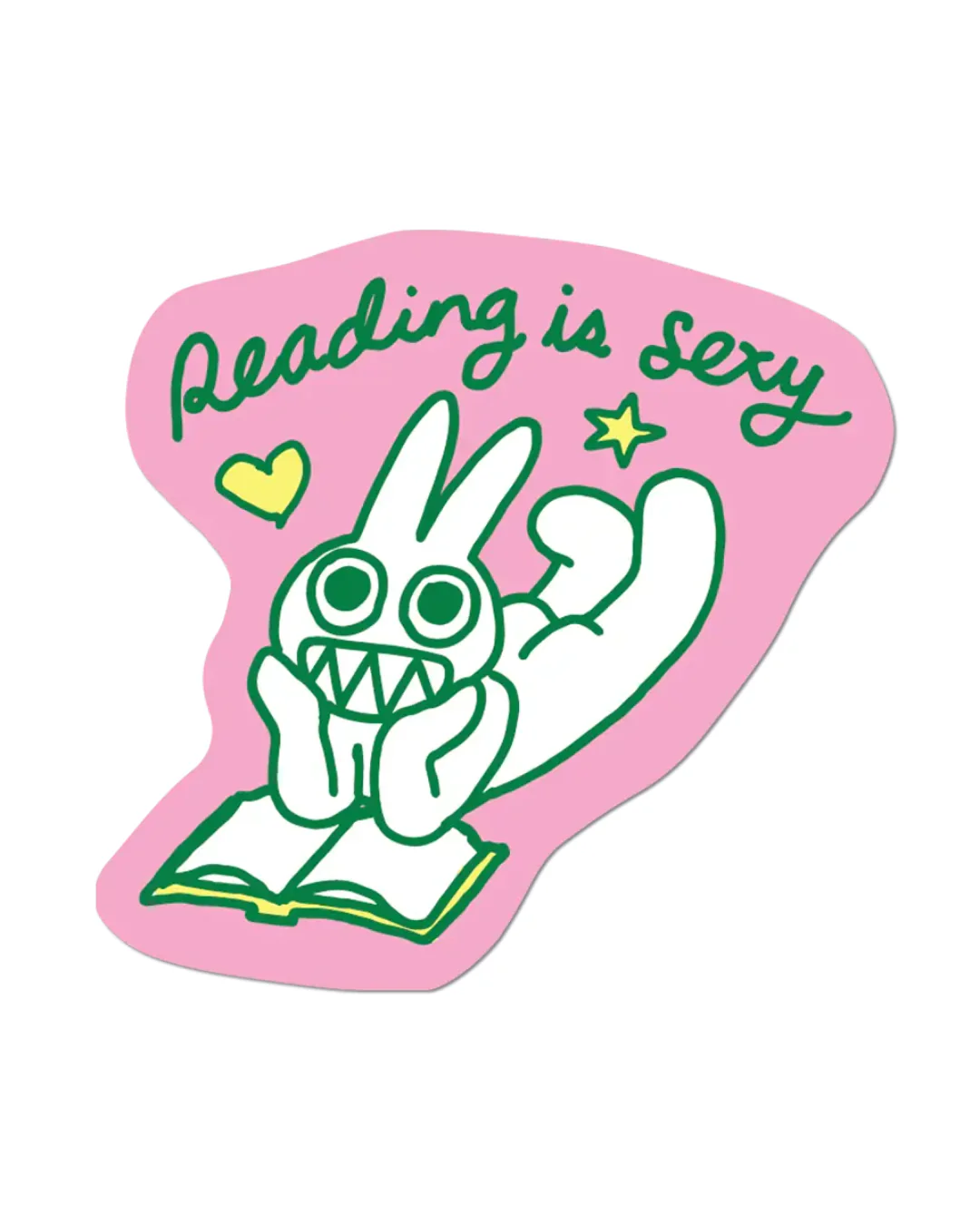 Apply Stickers - Reading Is Sexy Die-Cut Sticker