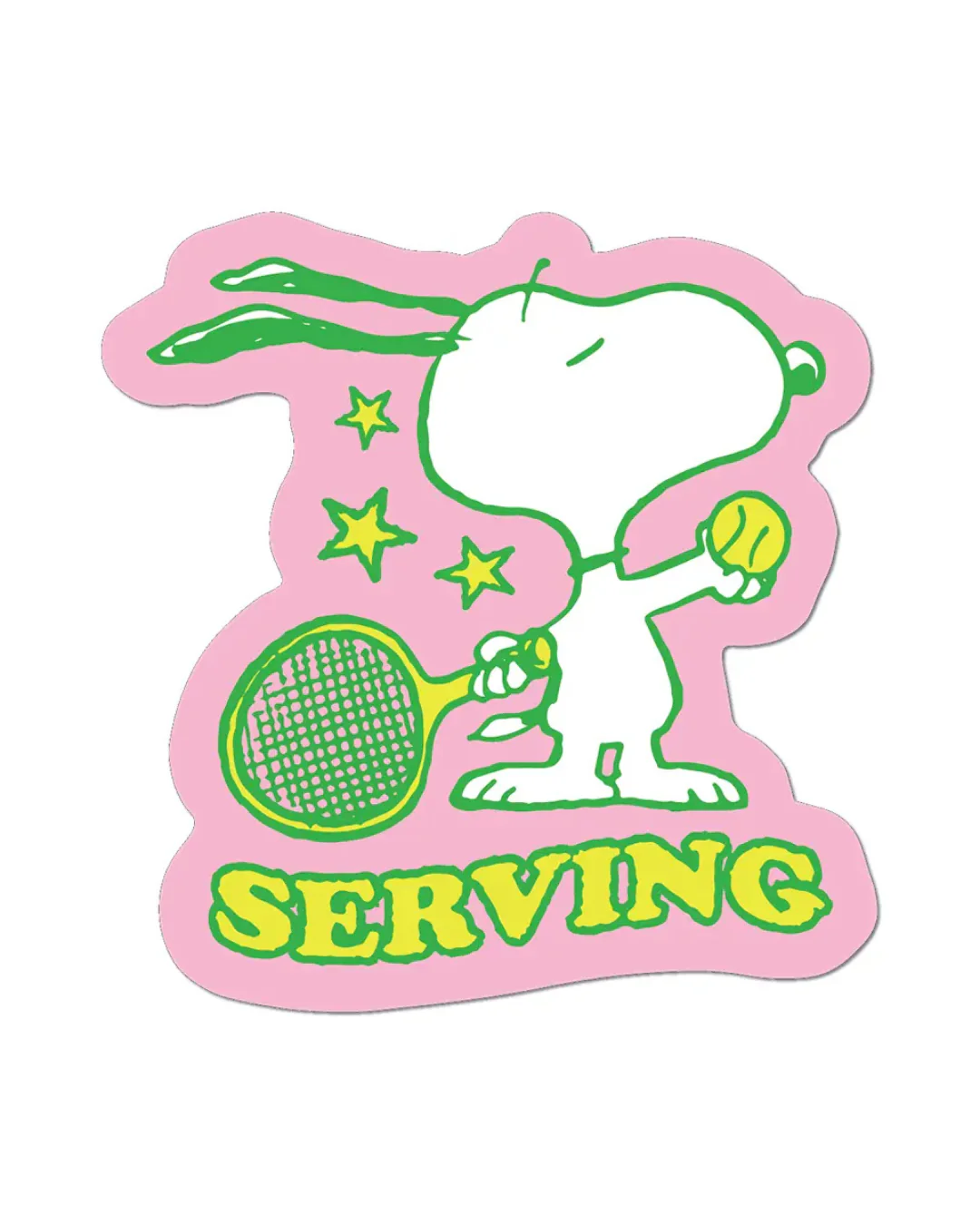 Apply Stickers - Serving By Snoopy Die-Cut Sticker