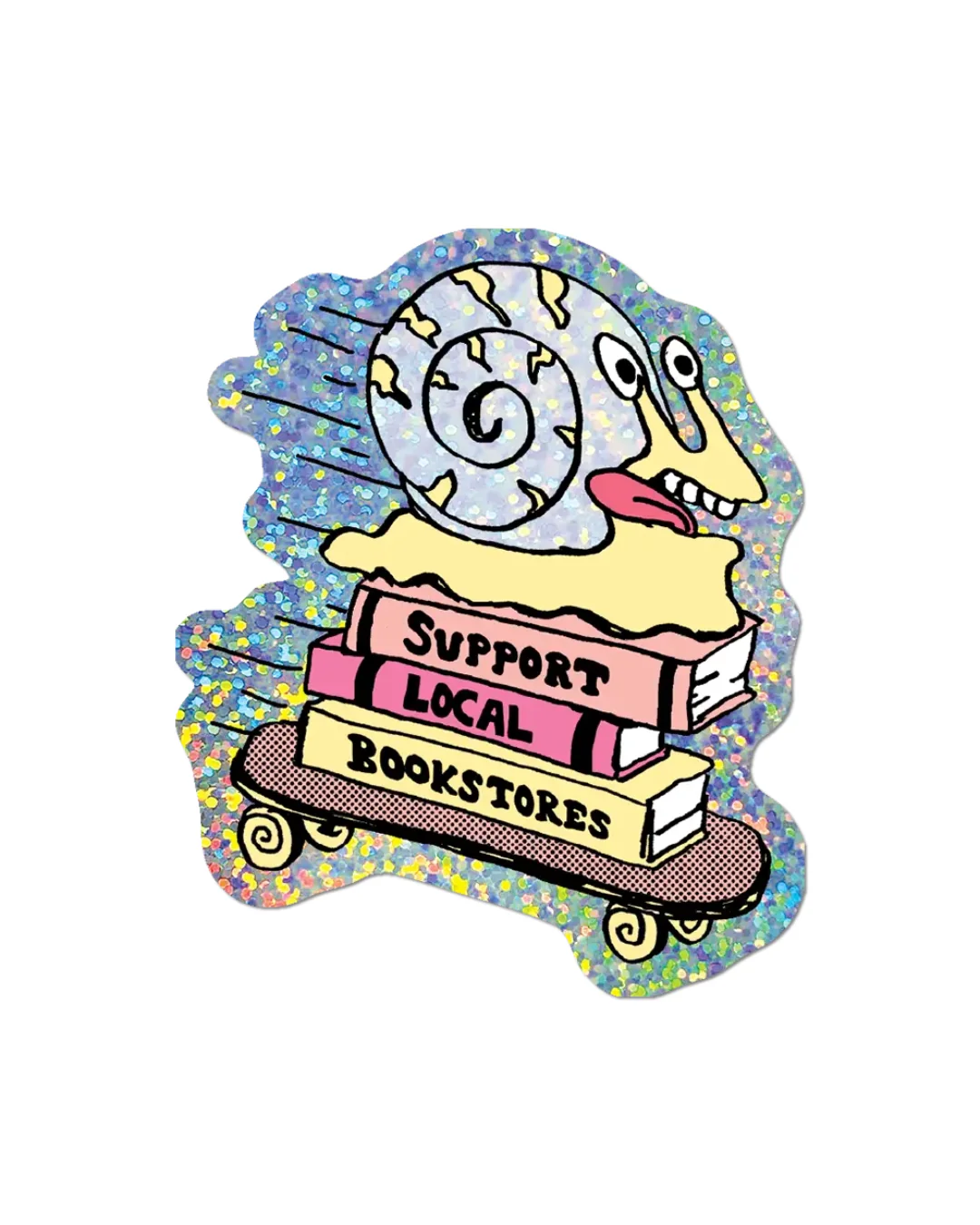 Apply Stickers - Support Your Local Bookstore Die-Cut Sticker