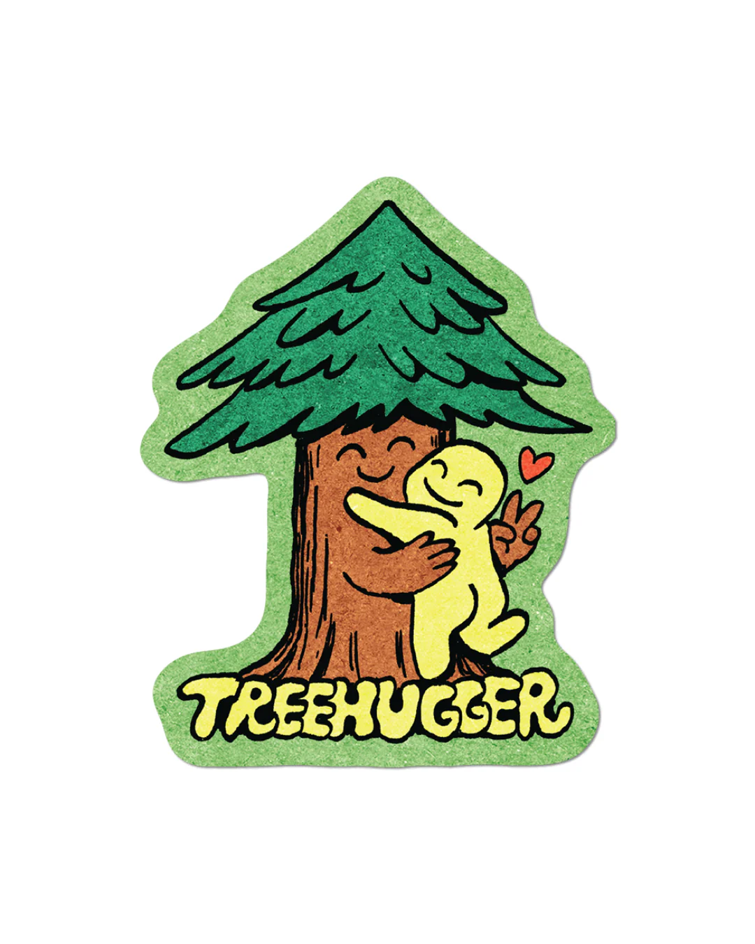 Apply Stickers - Tree Hugger Die-Cut Sticker