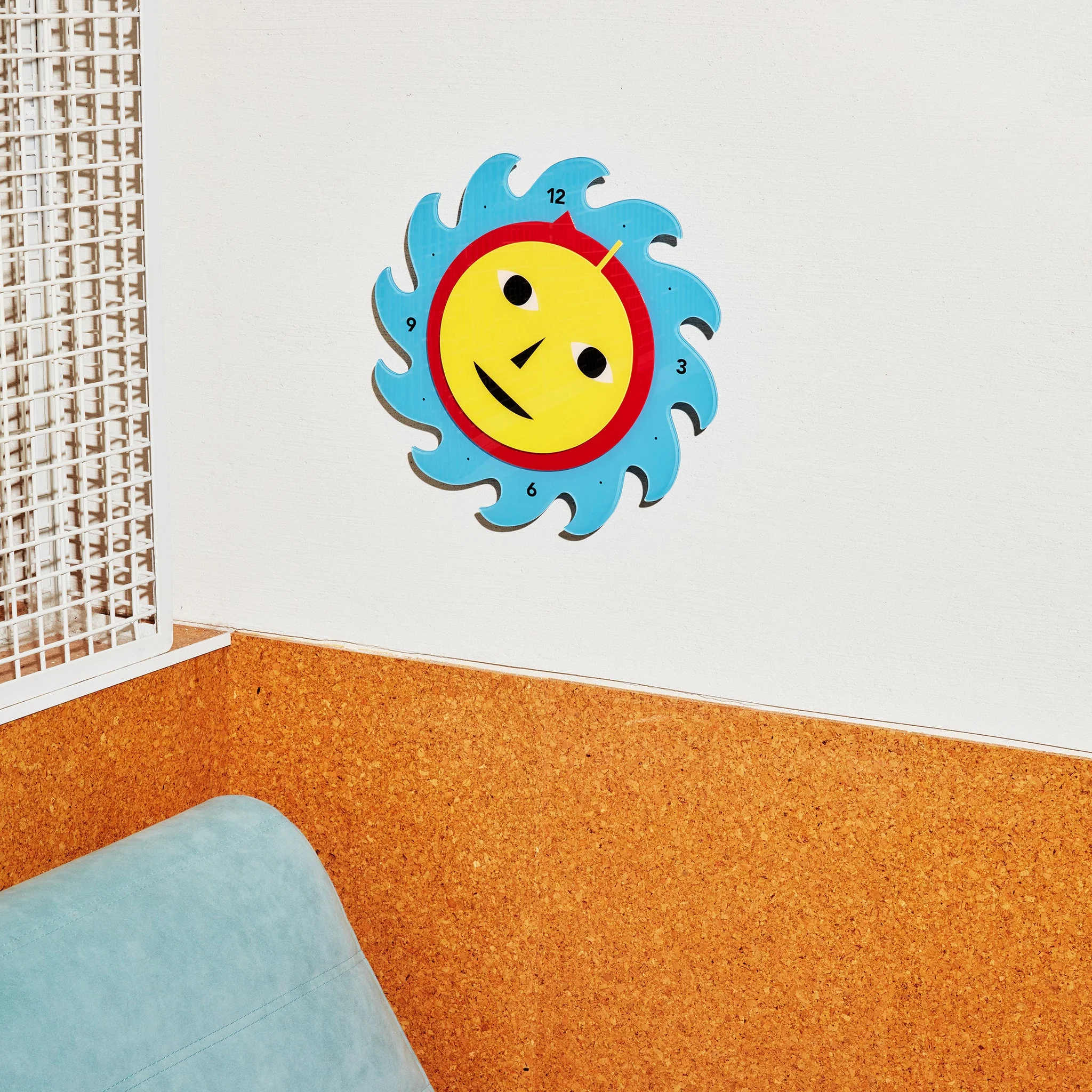 Areaware x Dusen Dusen - Everybody Clock - Blue / Red / Yellow - Image 2