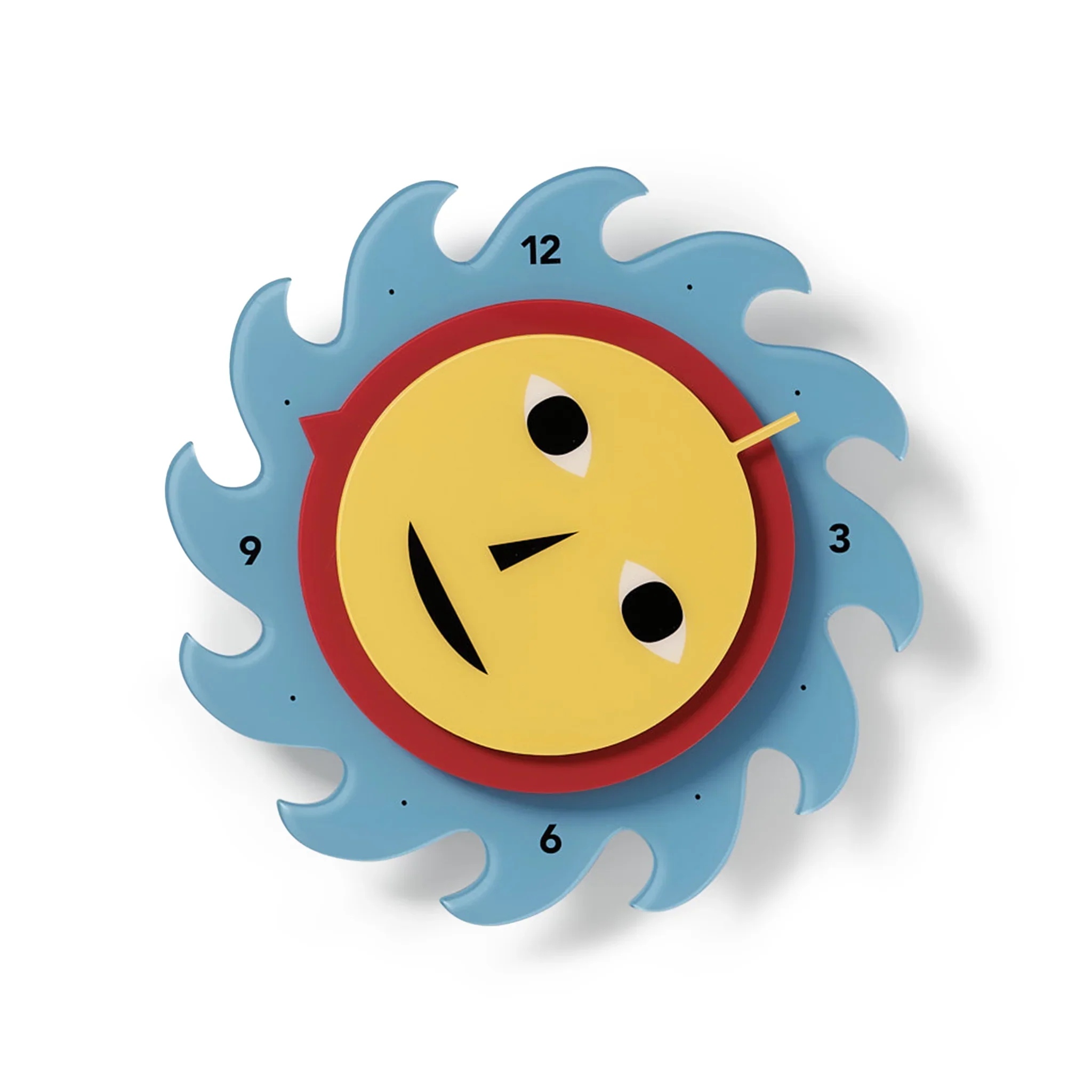 Areaware x Dusen Dusen - Everybody Clock - Blue / Red / Yellow - Image 4