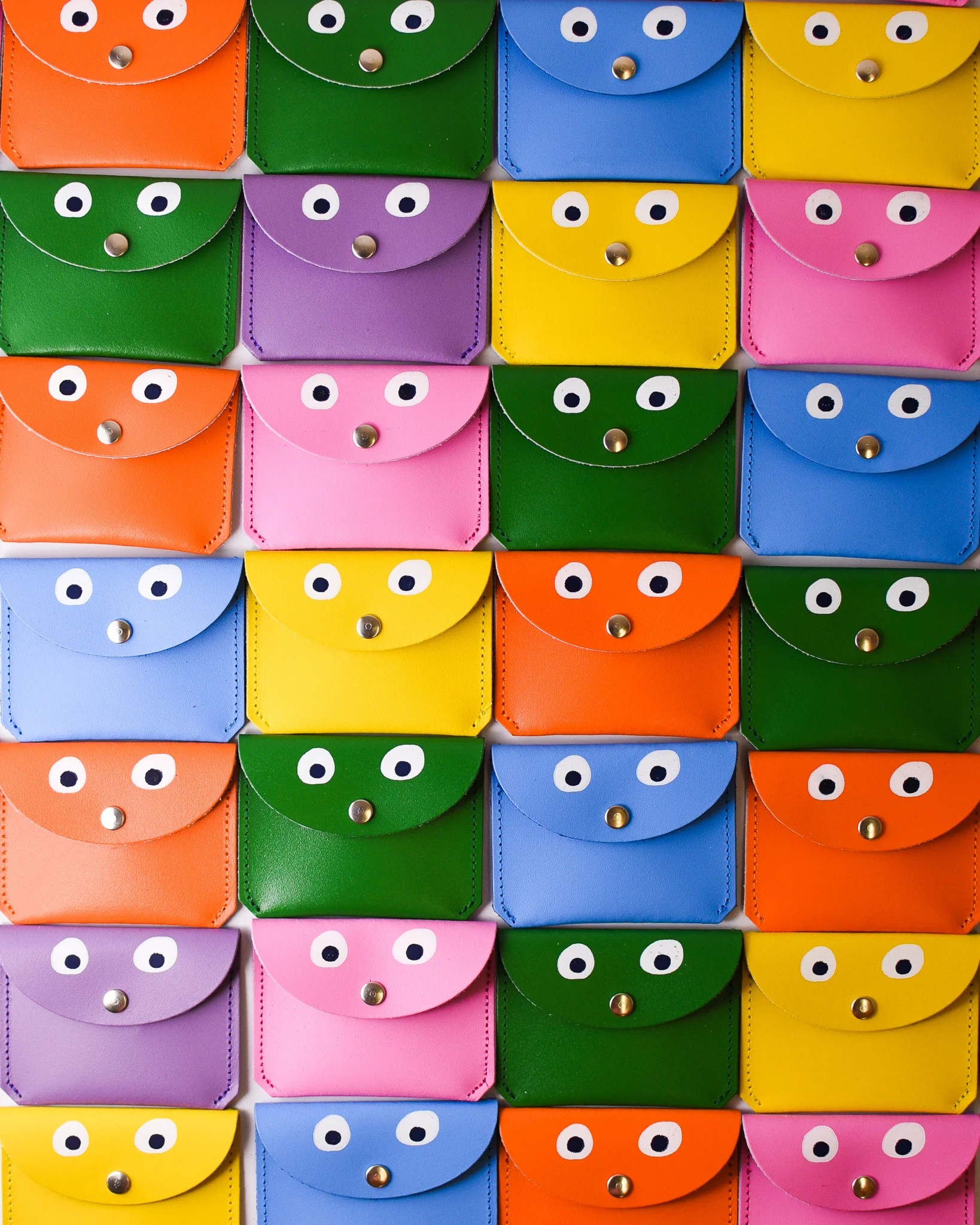 Ark - Mini Money Googly Eye Purse - Bright Green - Image 2