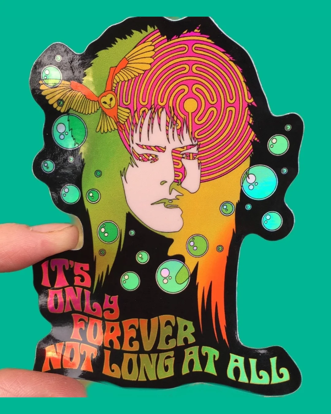 Astral Weekend - Labyrinth David Bowie Sticker