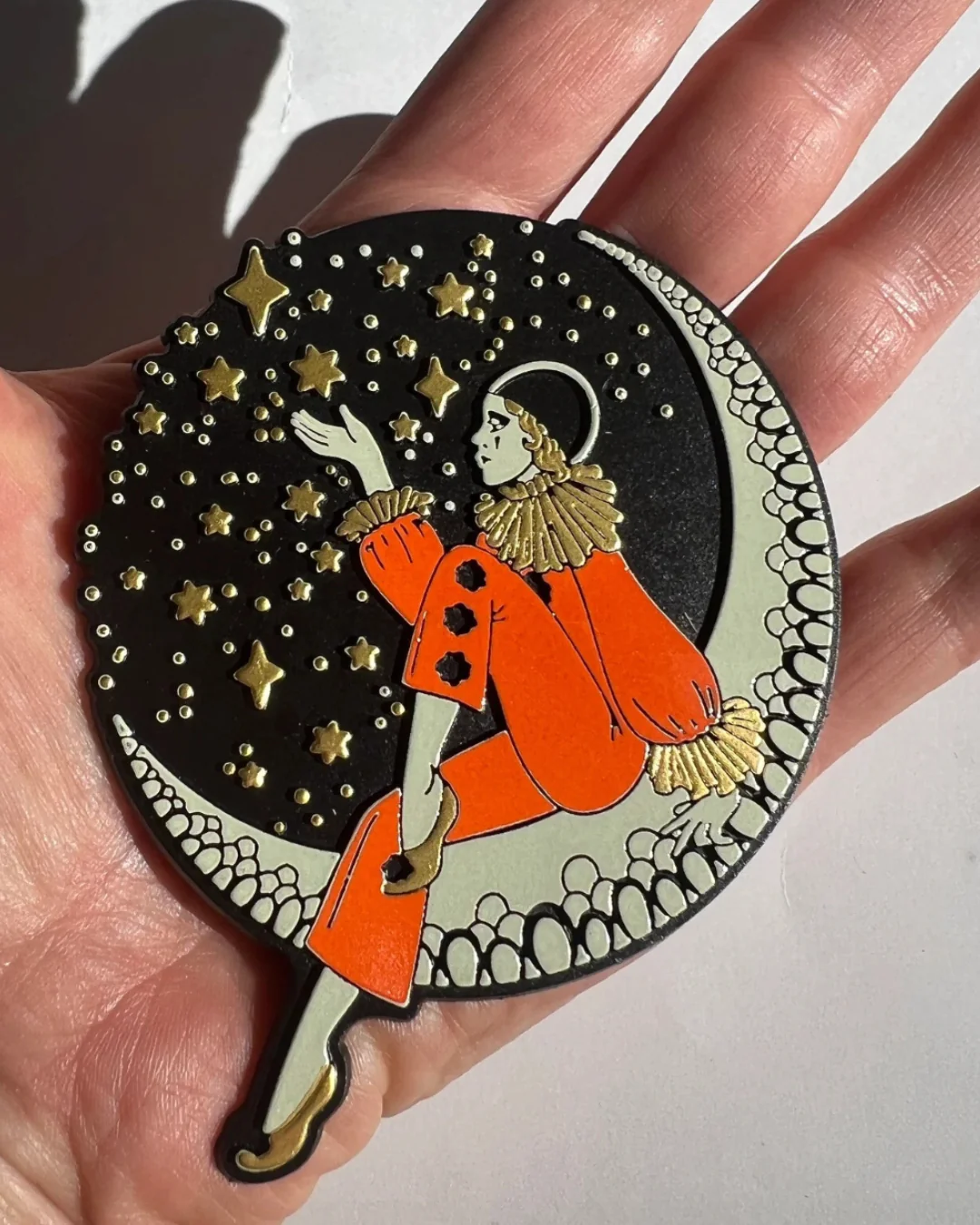 Astral Weekend - Pierrot Clown Rubber Magnet