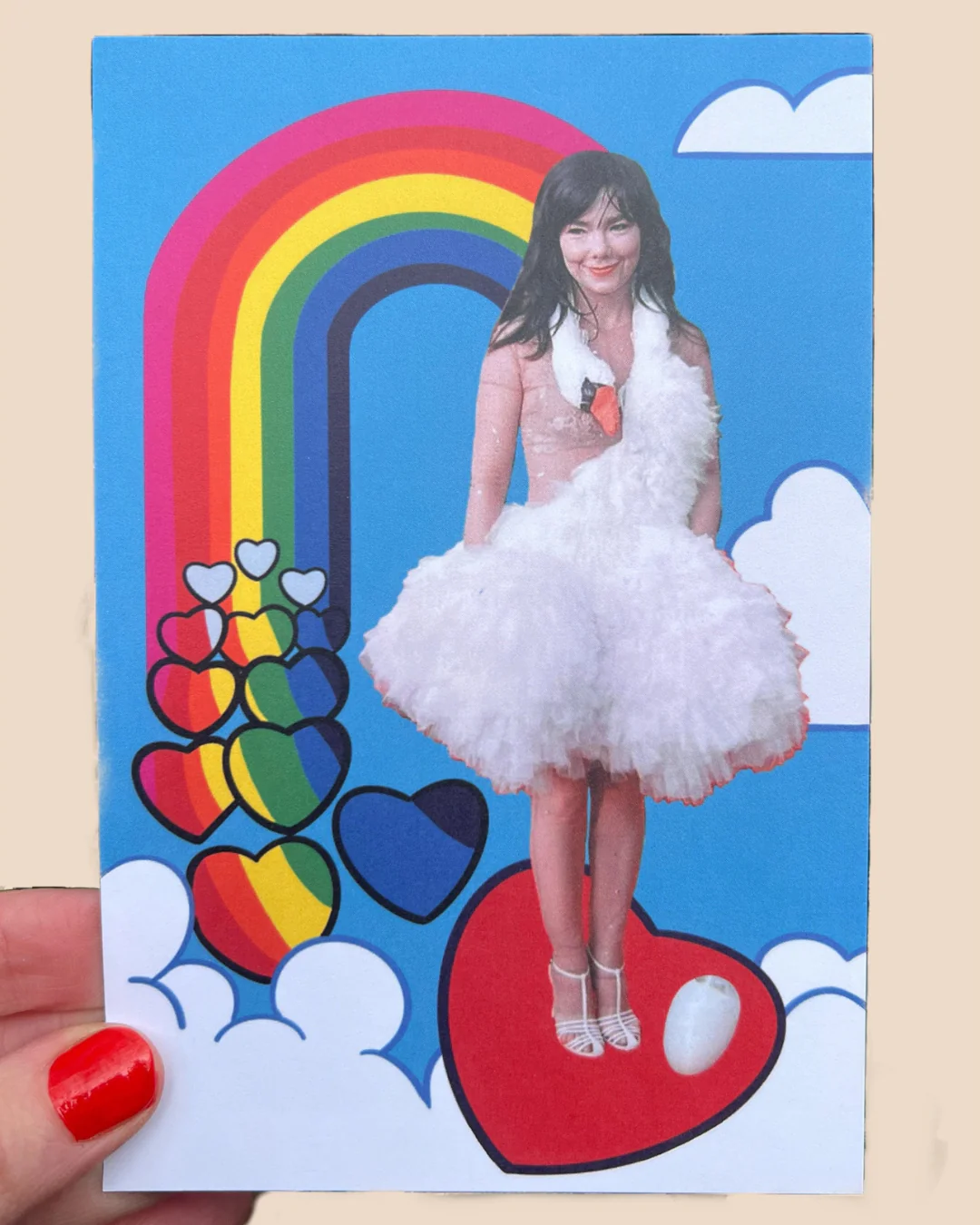 Astral Weekend - Red Carpet Swan Postcard