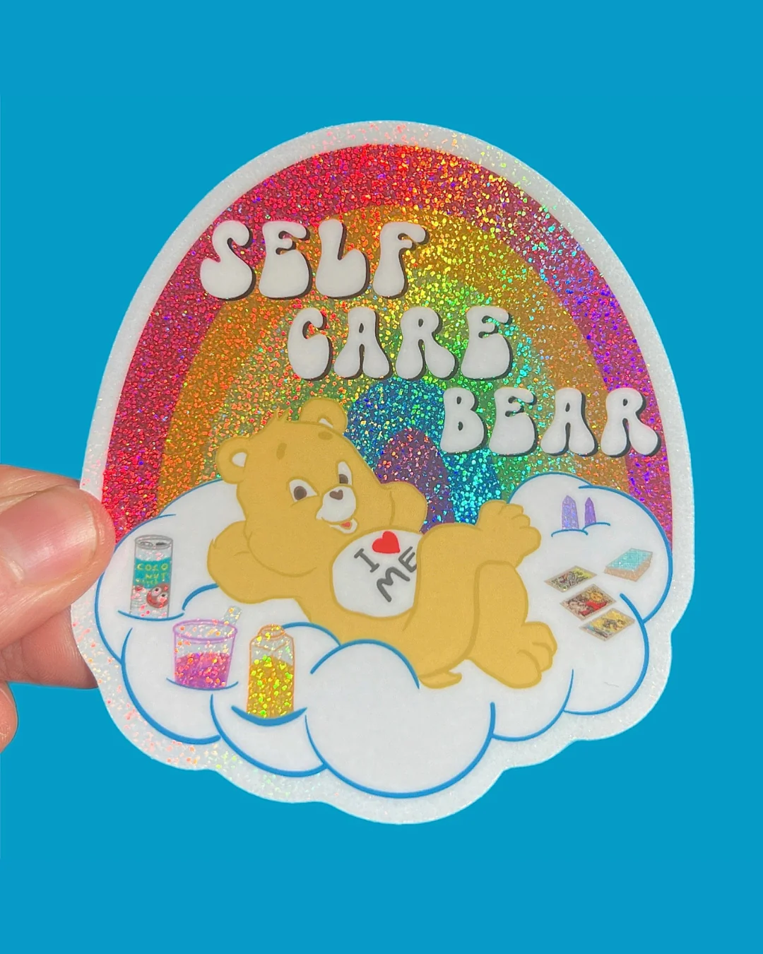 Astral Weekend - Self Care Bear Sticker - 3 Inch