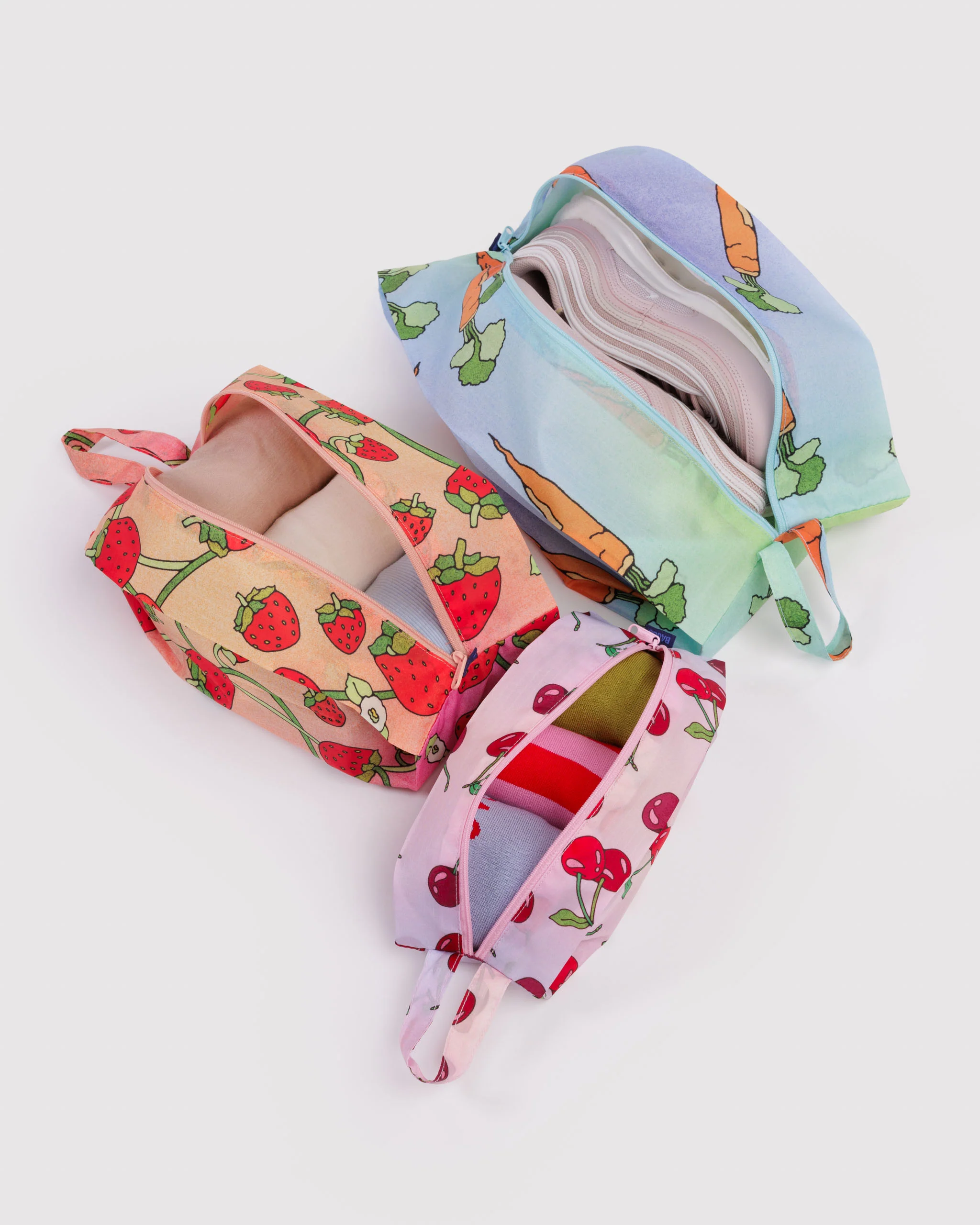 Baggu - 3D Zip Set - Carrots & Berries - Image 2