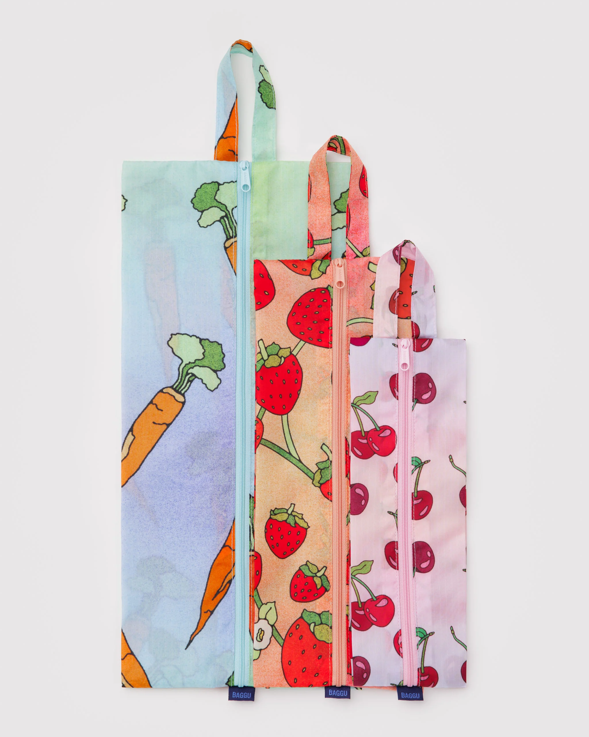 Baggu - 3D Zip Set - Carrots & Berries - Image 3
