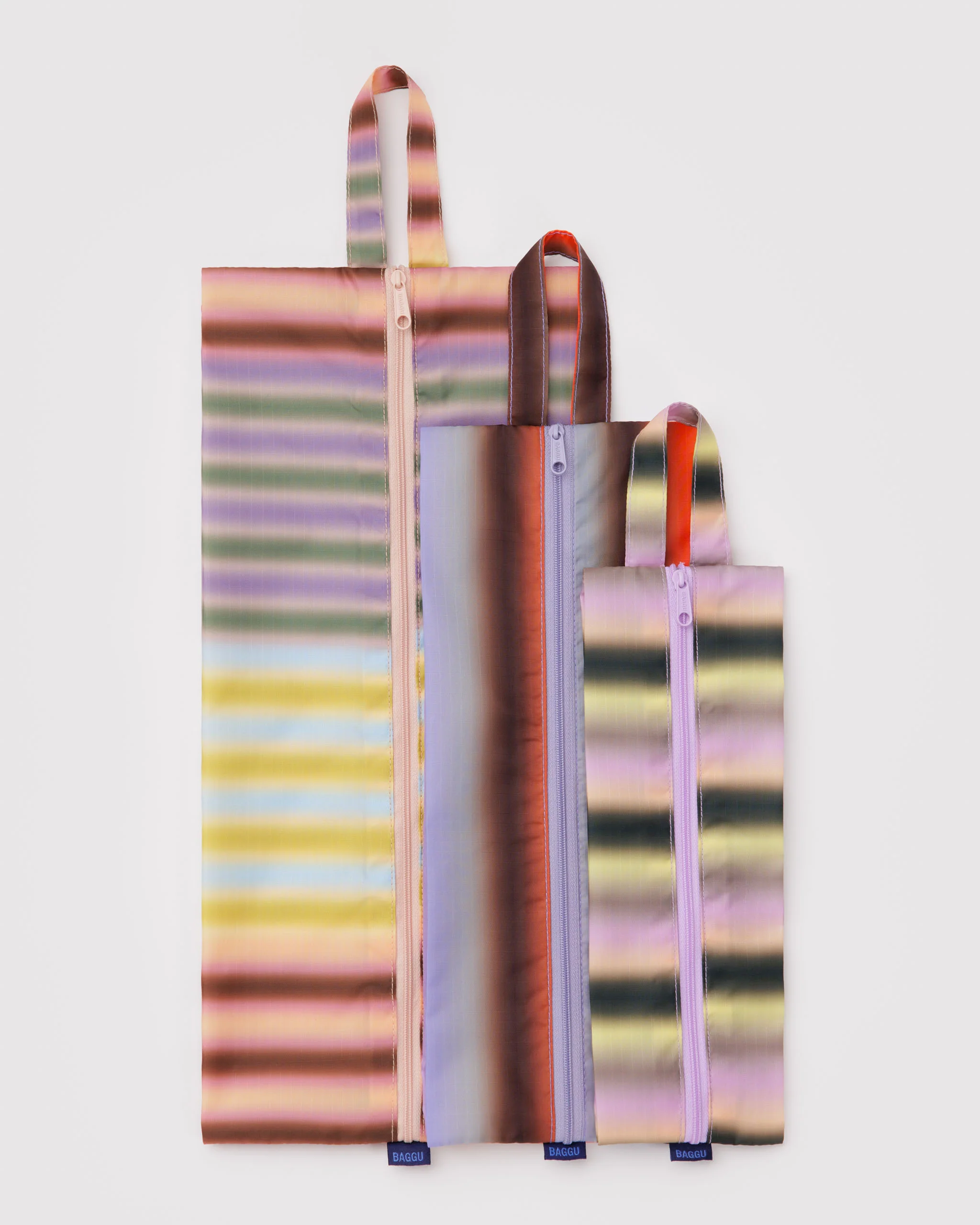 Baggu - 3D Zip Set - Gradient Stripes - Image 3