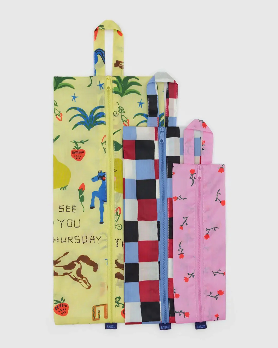 Baggu - 3D Zip Set - Painted Prairie - Image 3