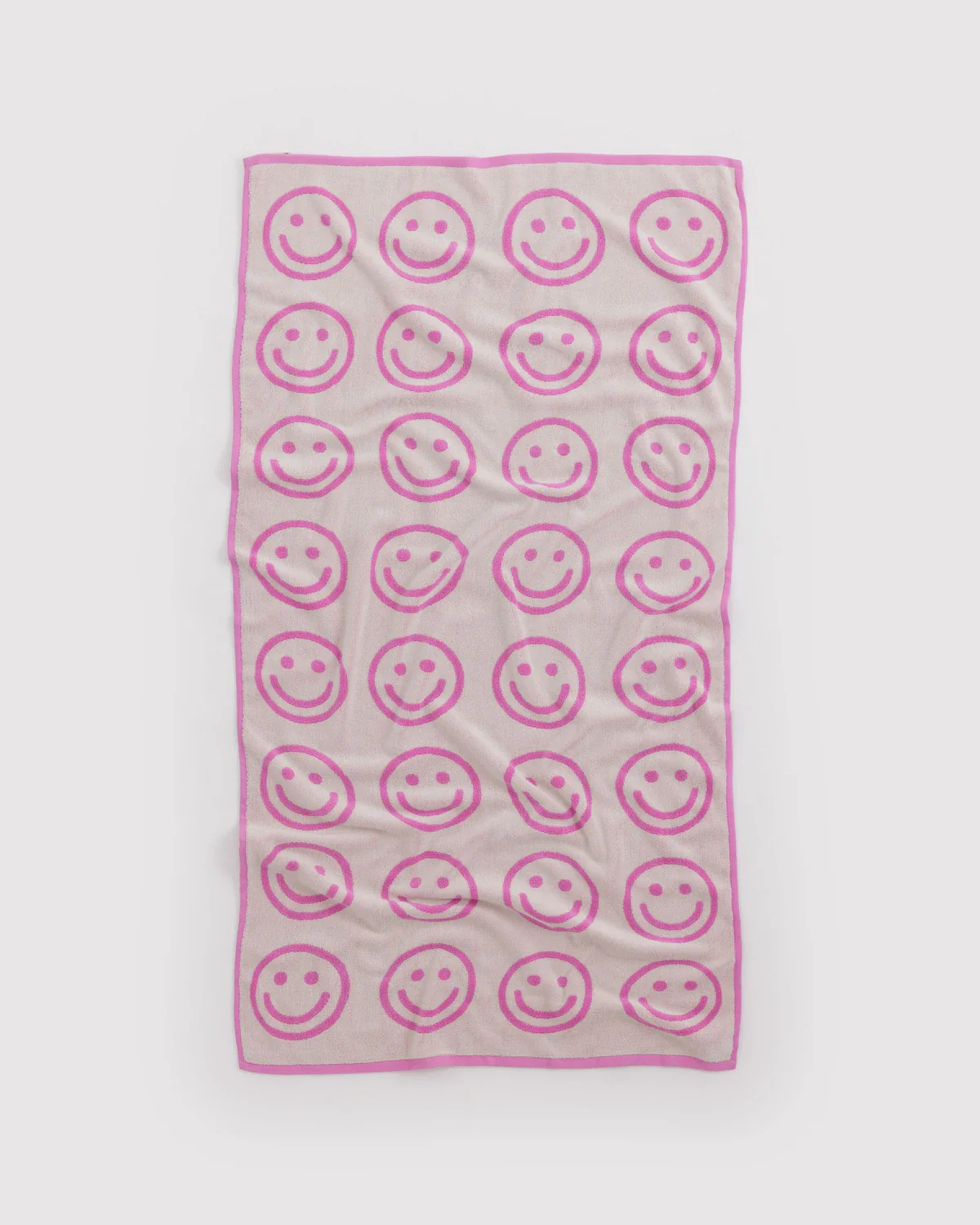 Baggu - Bath Towel - Pink Happy - Image 2