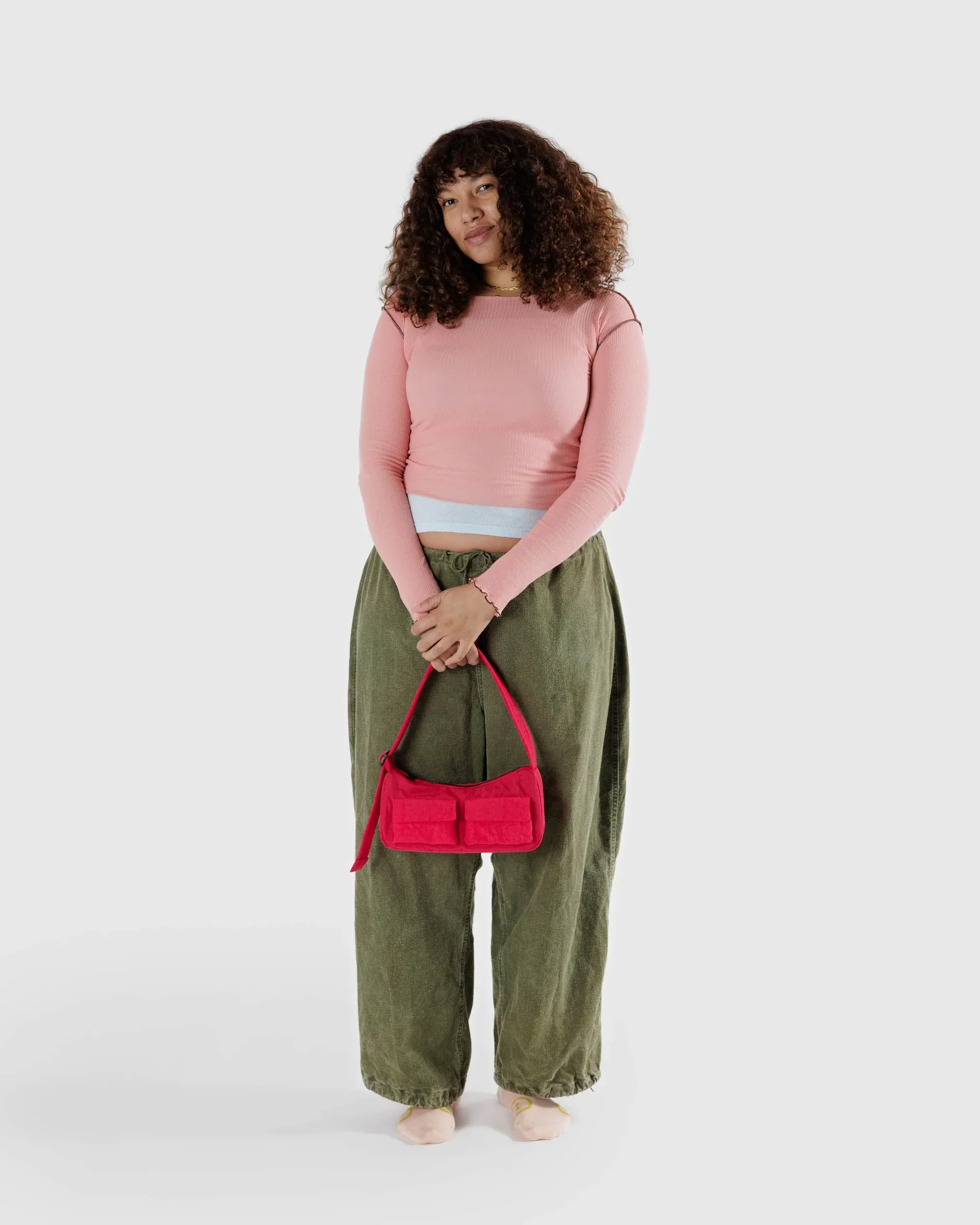 Baggu - Cargo Shoulder Bag - Candy Apple - Image 3