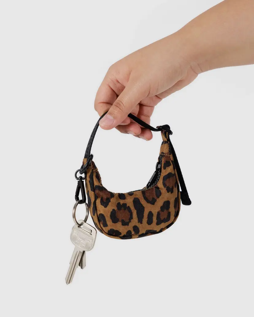 Baggu - Crescent Bag Charm - Leopard - Image 3