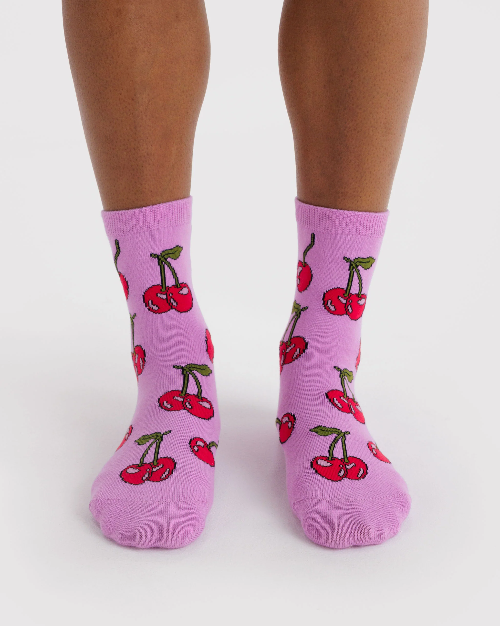 Baggu - Crew Sock - Cherries - Image 2