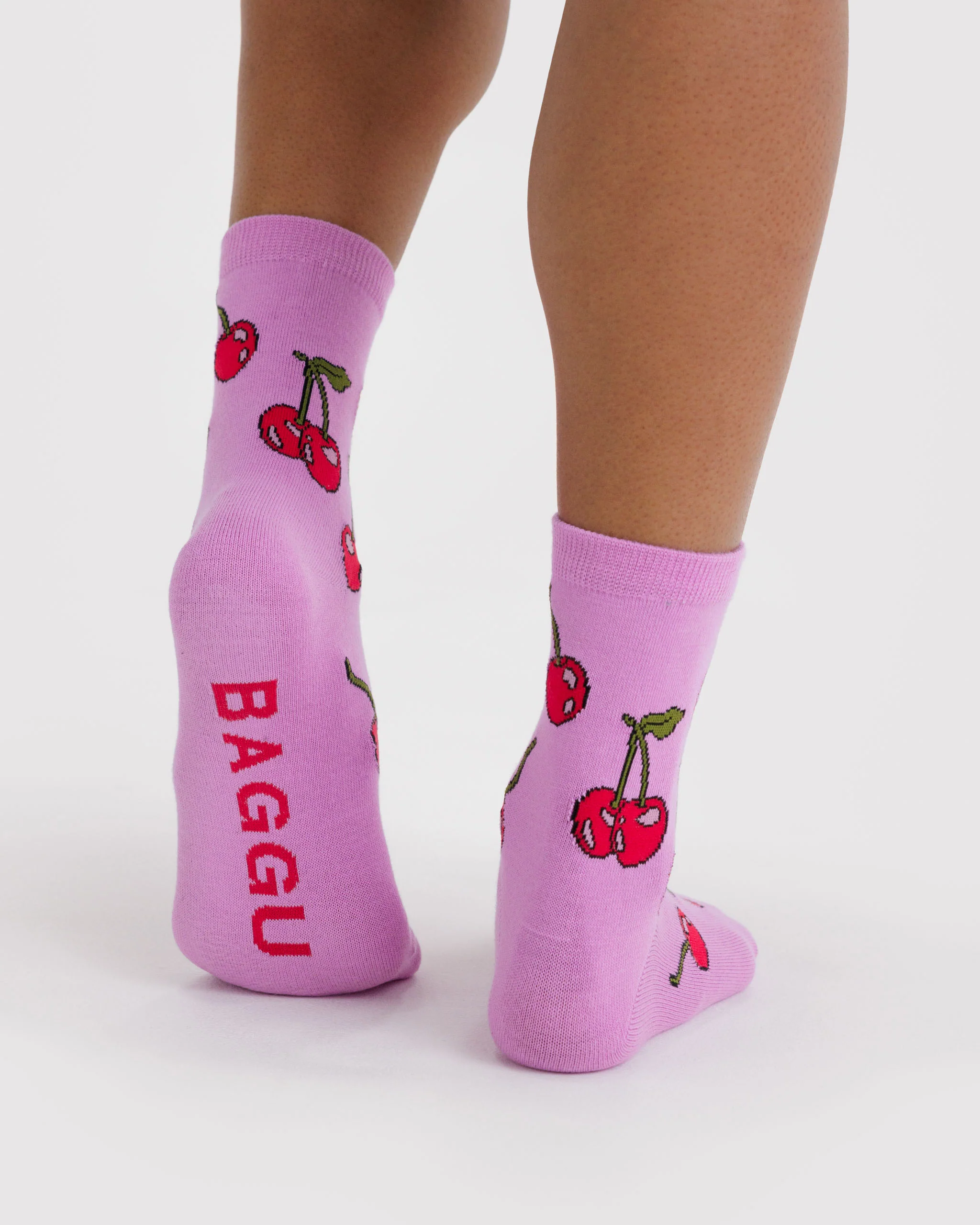 Baggu - Crew Sock - Cherries - Image 3