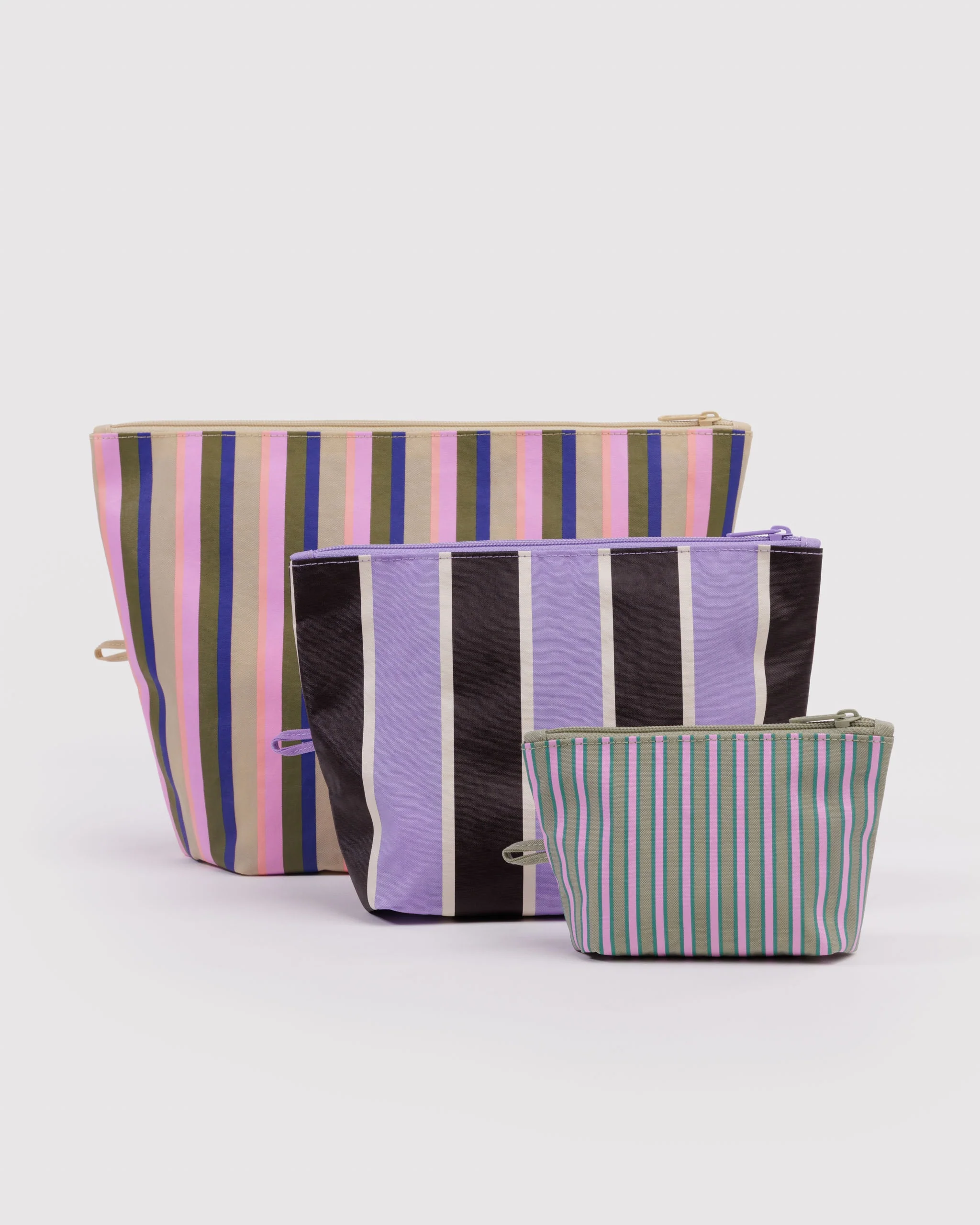 Baggu - Go Pouch Set - Candy Shop Stripes