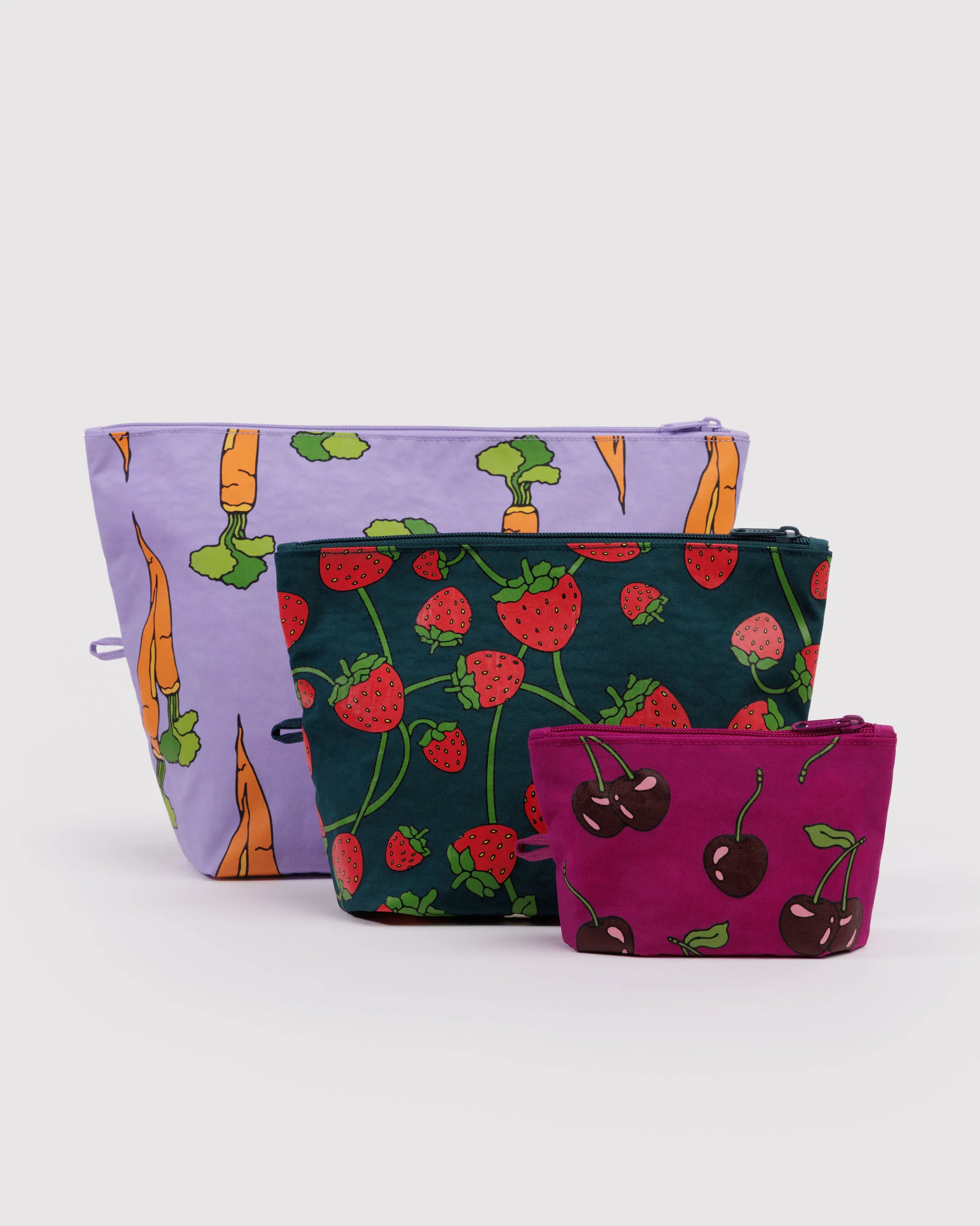 Baggu - Go Pouch Set - Carrots & Berries - Image 2