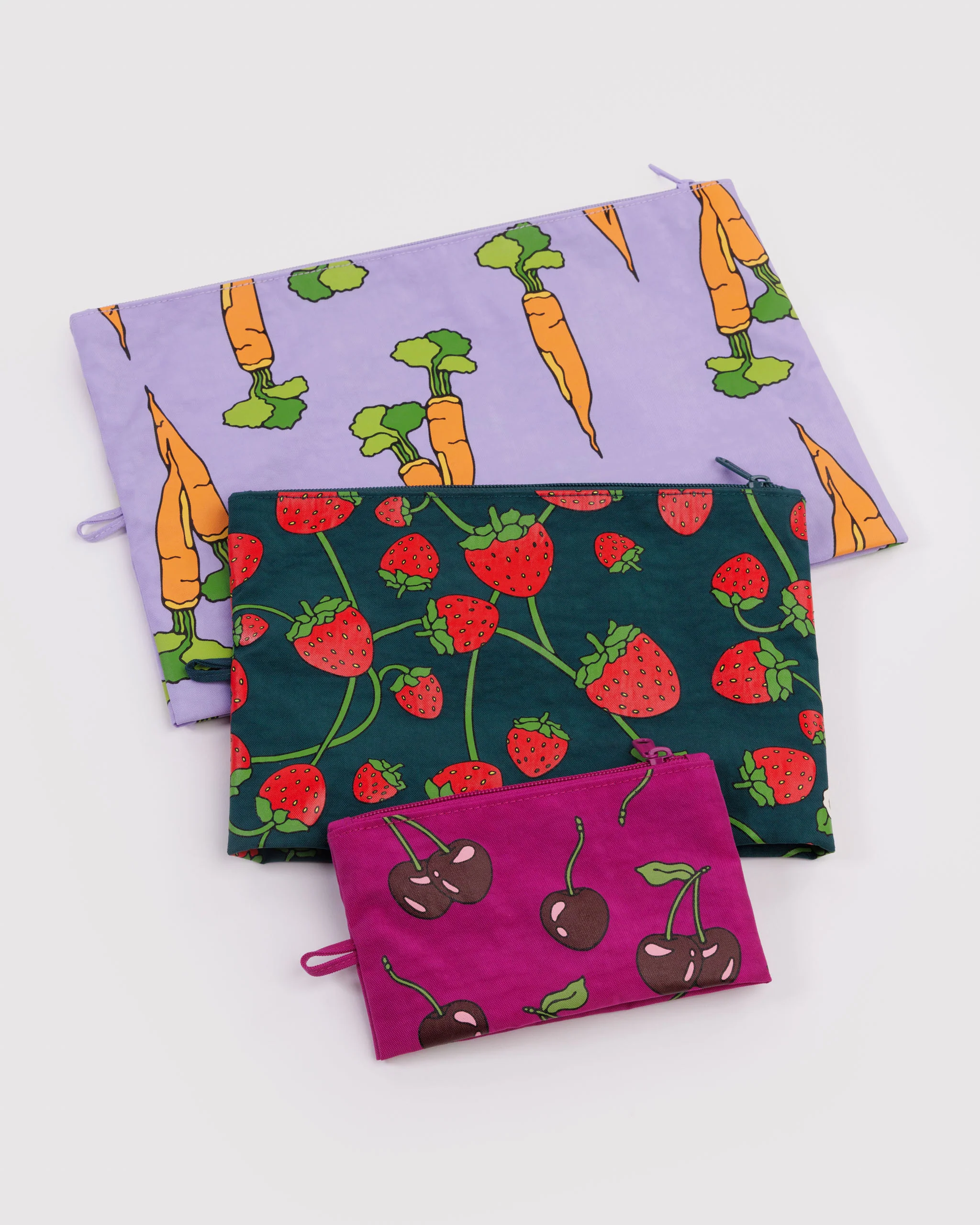 Baggu - Go Pouch Set - Carrots & Berries - Image 3