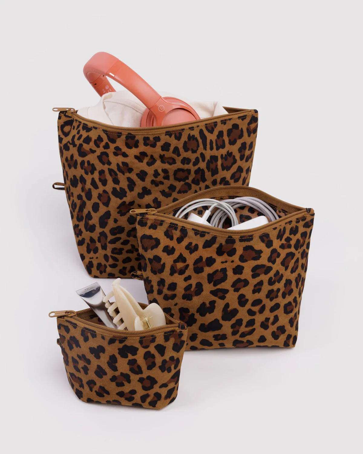 Baggu - Go Pouch Set - Leopard - Image 2