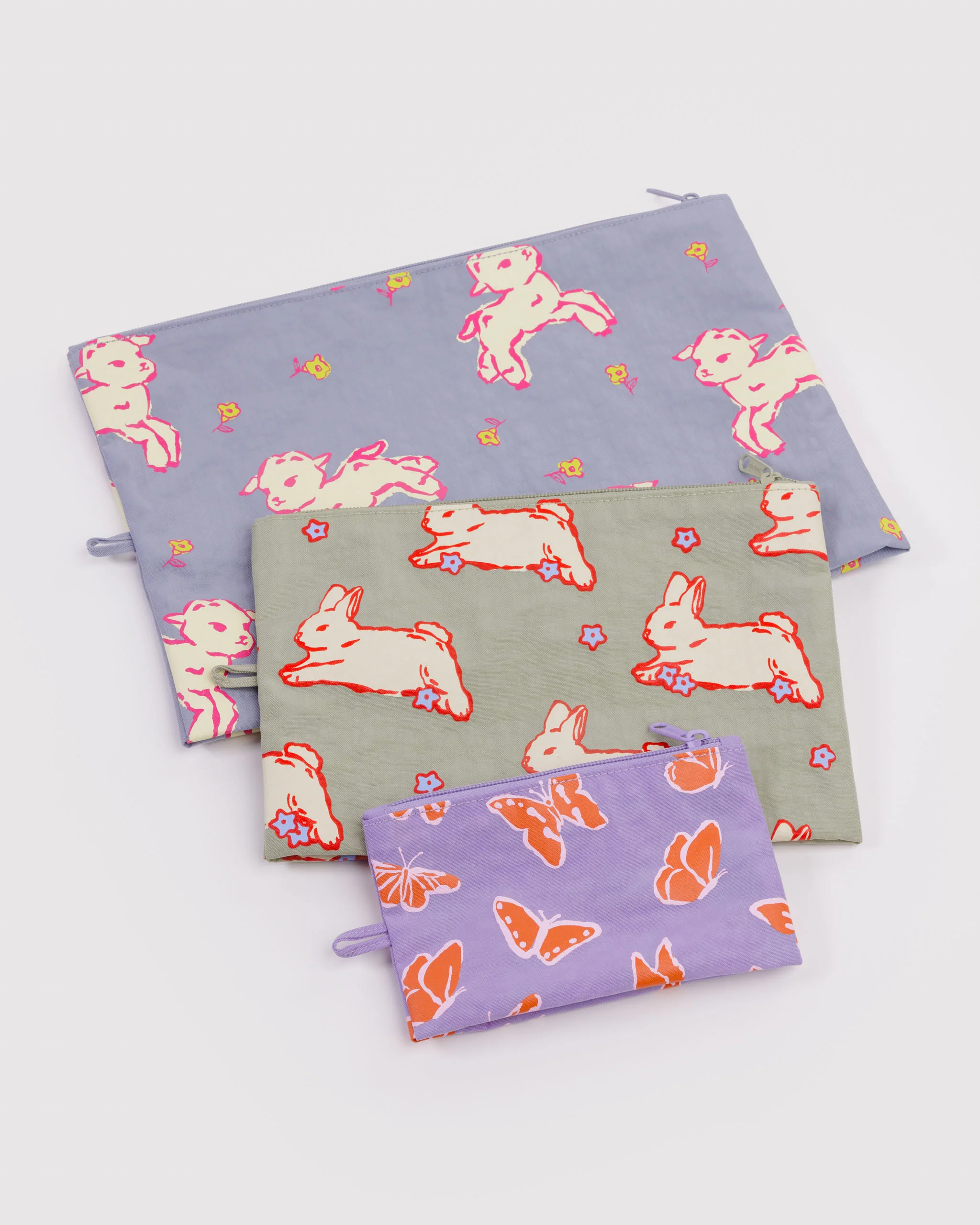 Baggu - Go Pouch Set - Spring Animals - Image 3