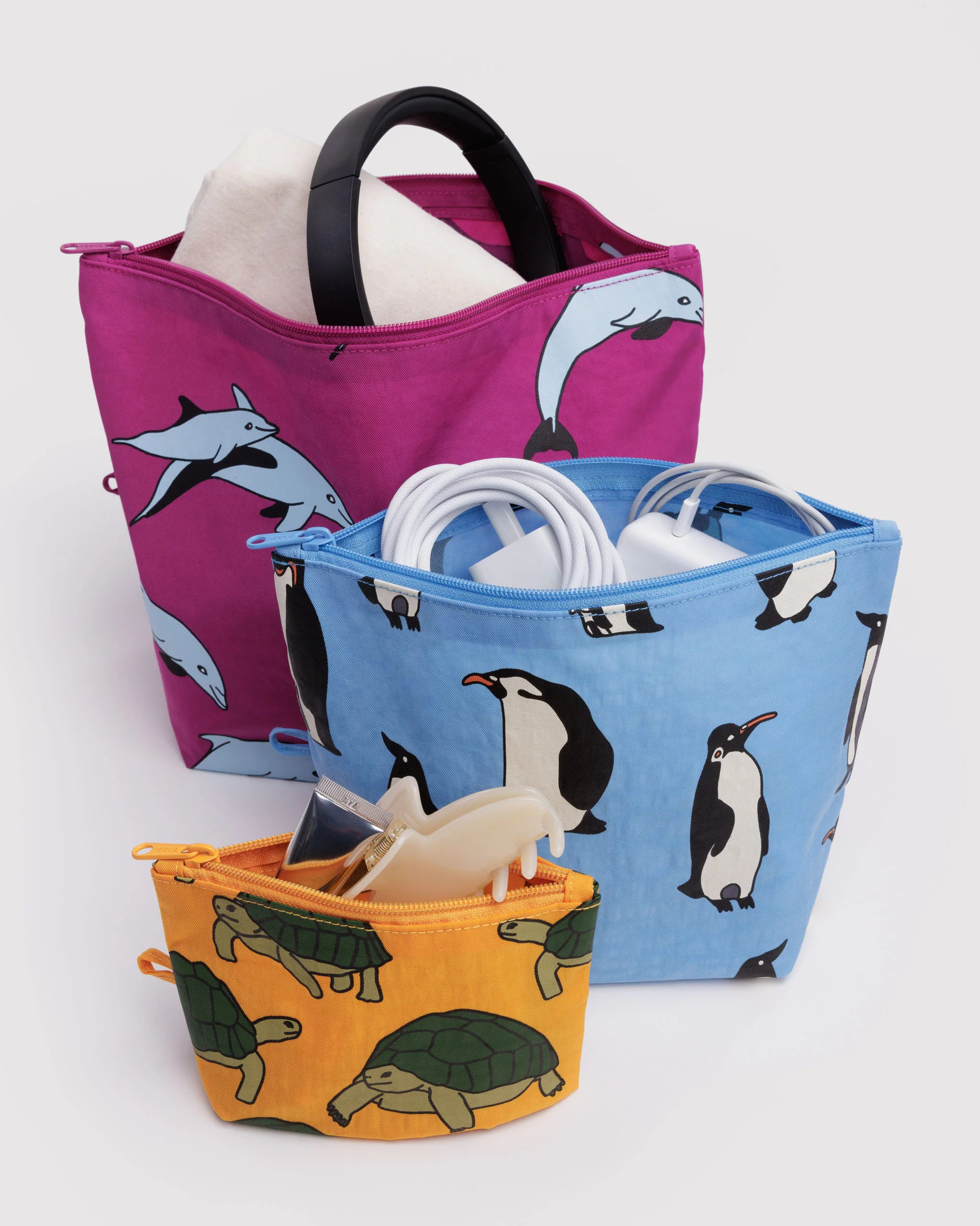 Baggu - Go Pouch Set - Vacation Animals - Image 2