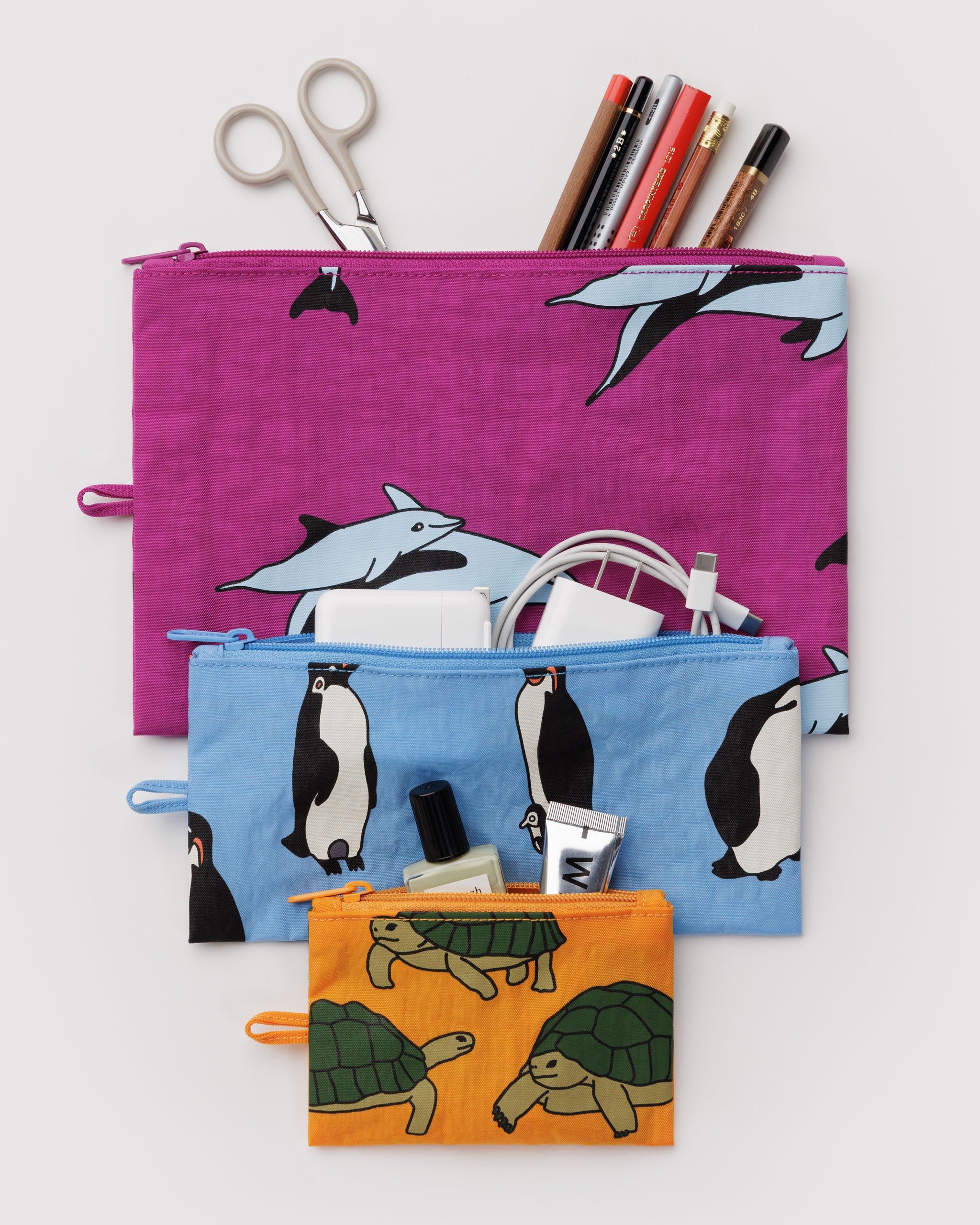 Baggu - Go Pouch Set - Vacation Animals - Image 3