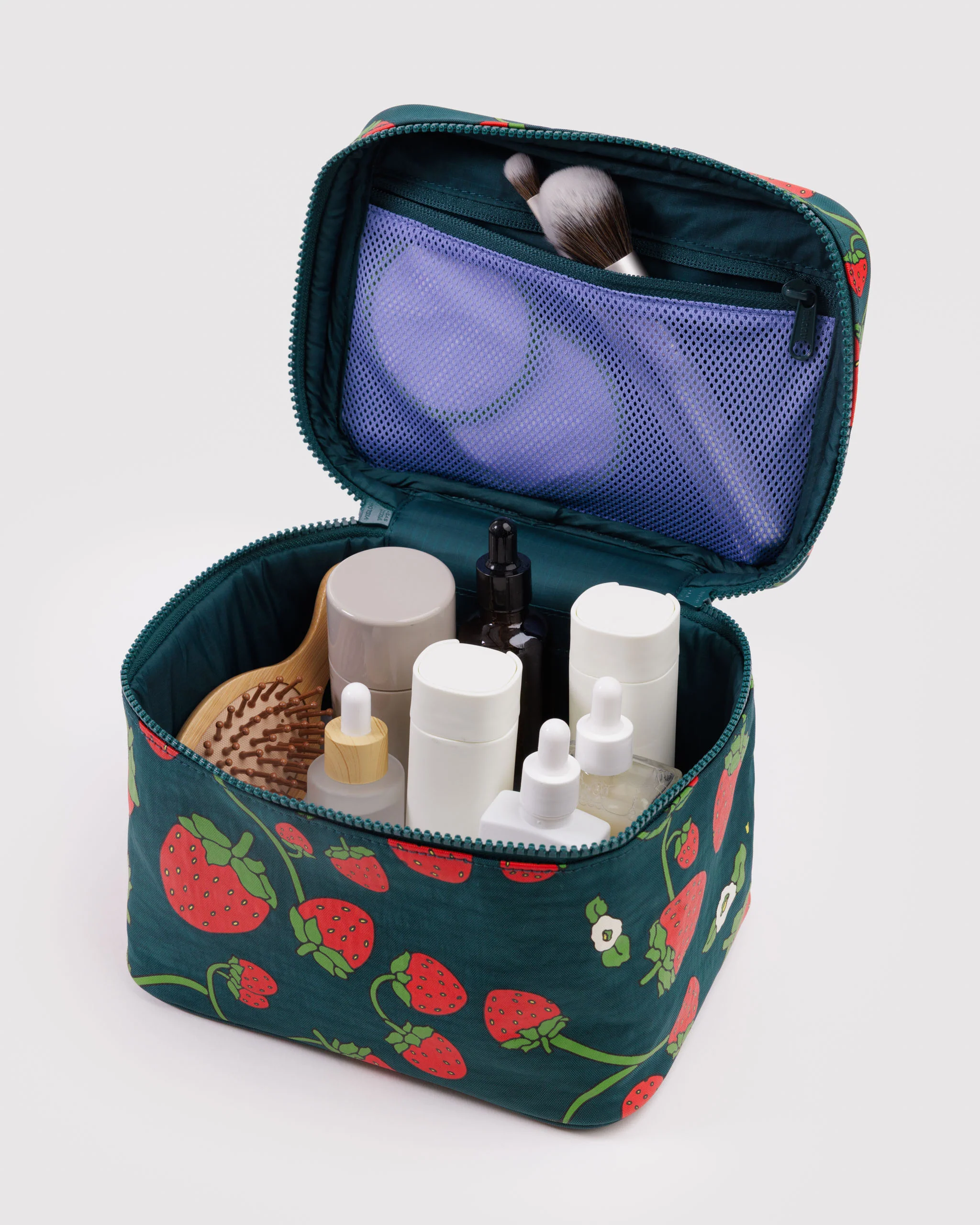 Baggu - Large Cosmetic Case - Strawberry Blossom - Image 2