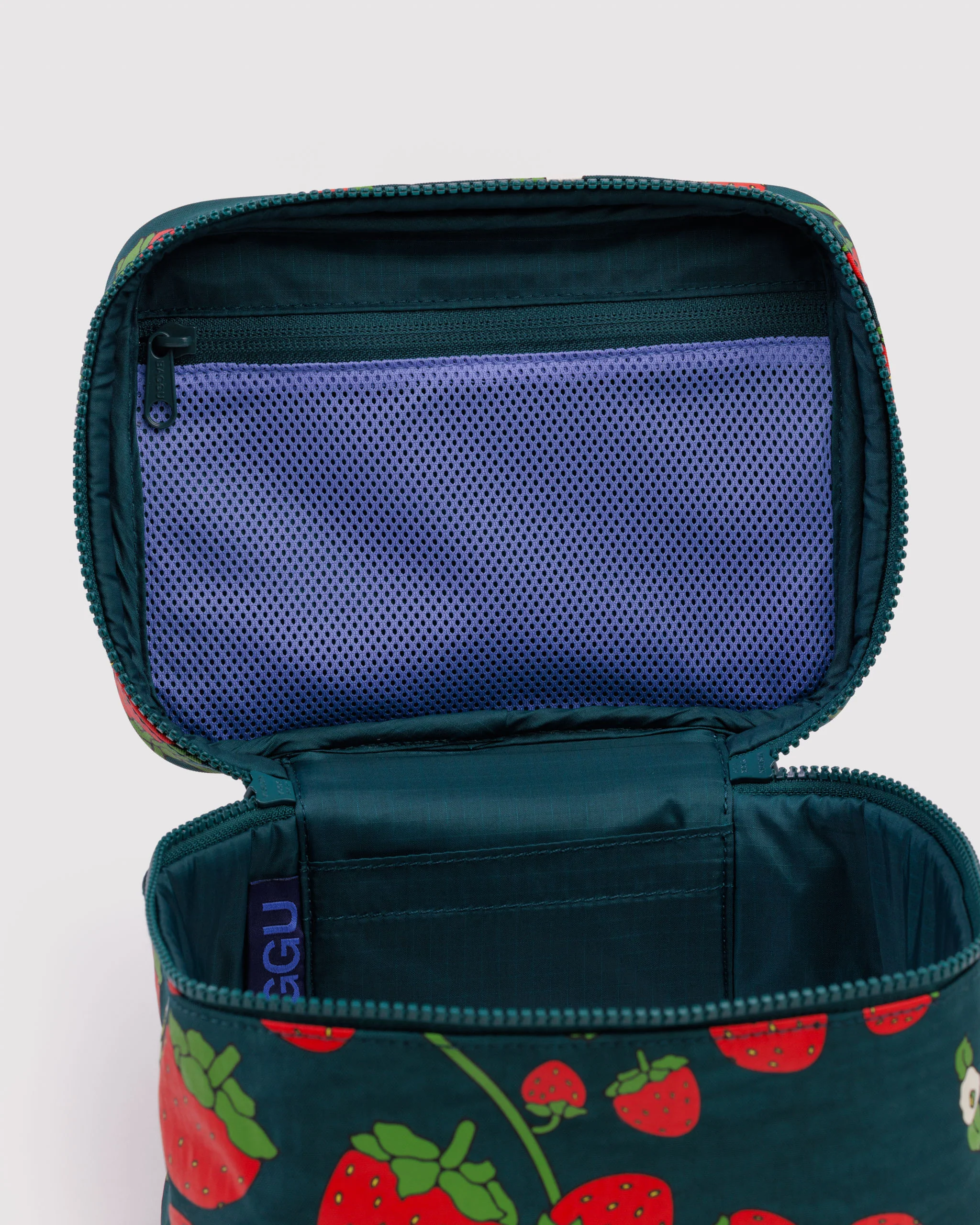 Baggu - Large Cosmetic Case - Strawberry Blossom - Image 3