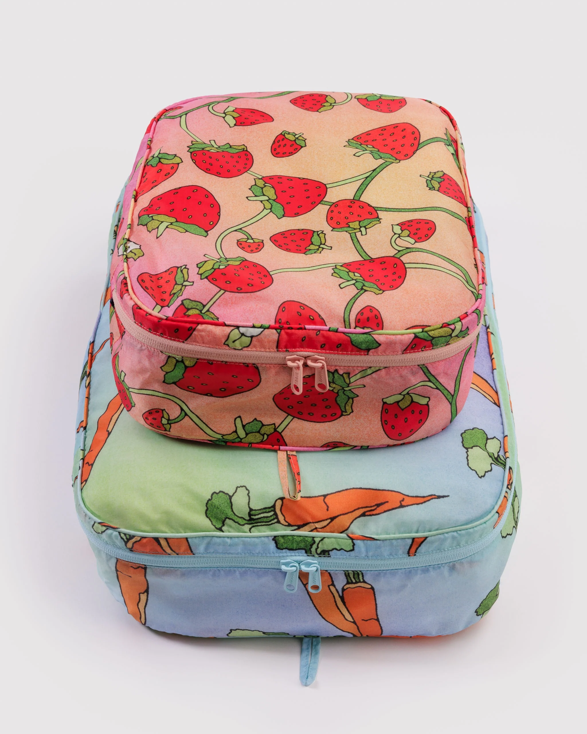 Baggu - Large Packing Cube Set - Carrots & Berries