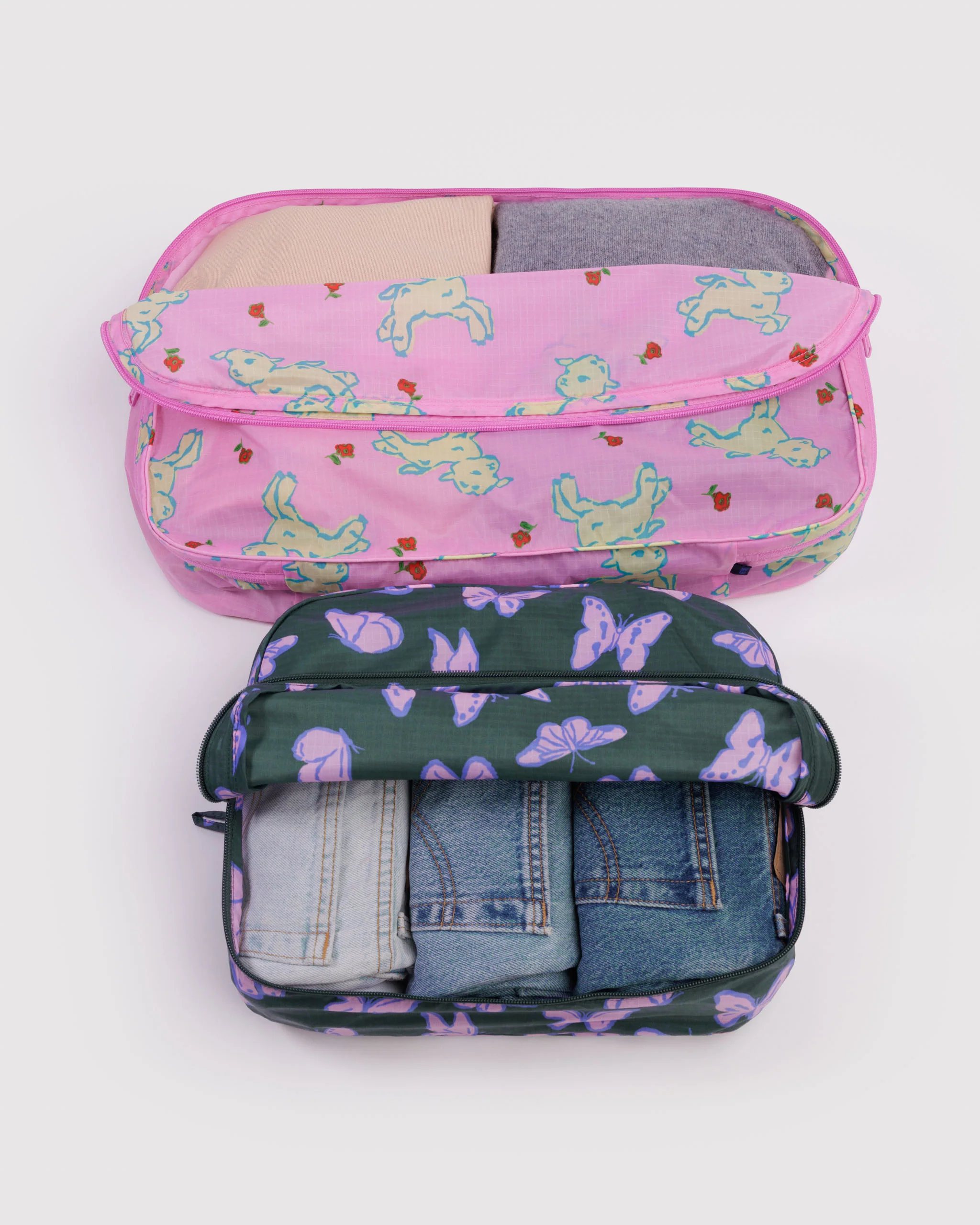 Baggu - Large Packing Cube Set - Spring Animals - Image 2