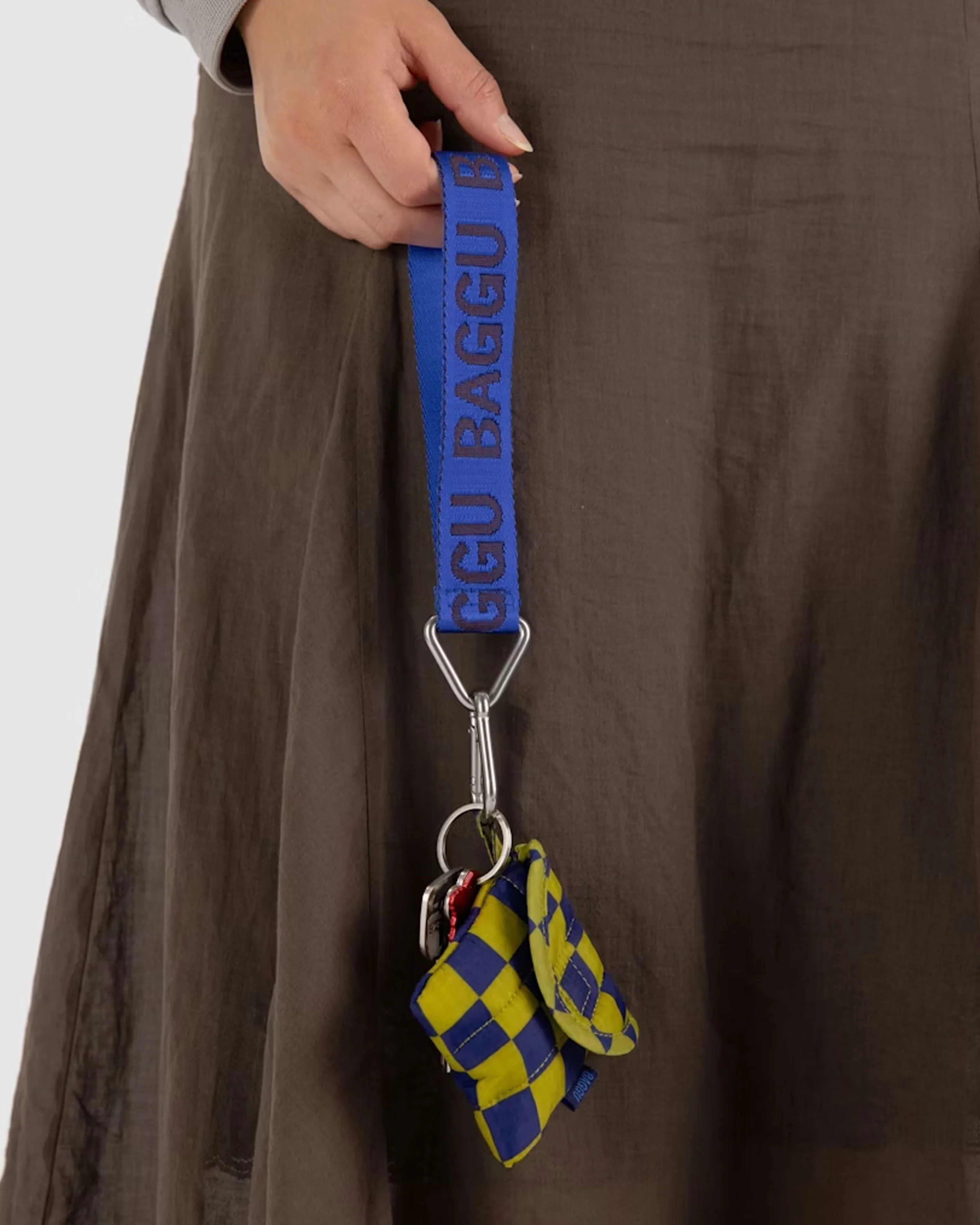Baggu - Logo Keychain - Cobalt - Image 3