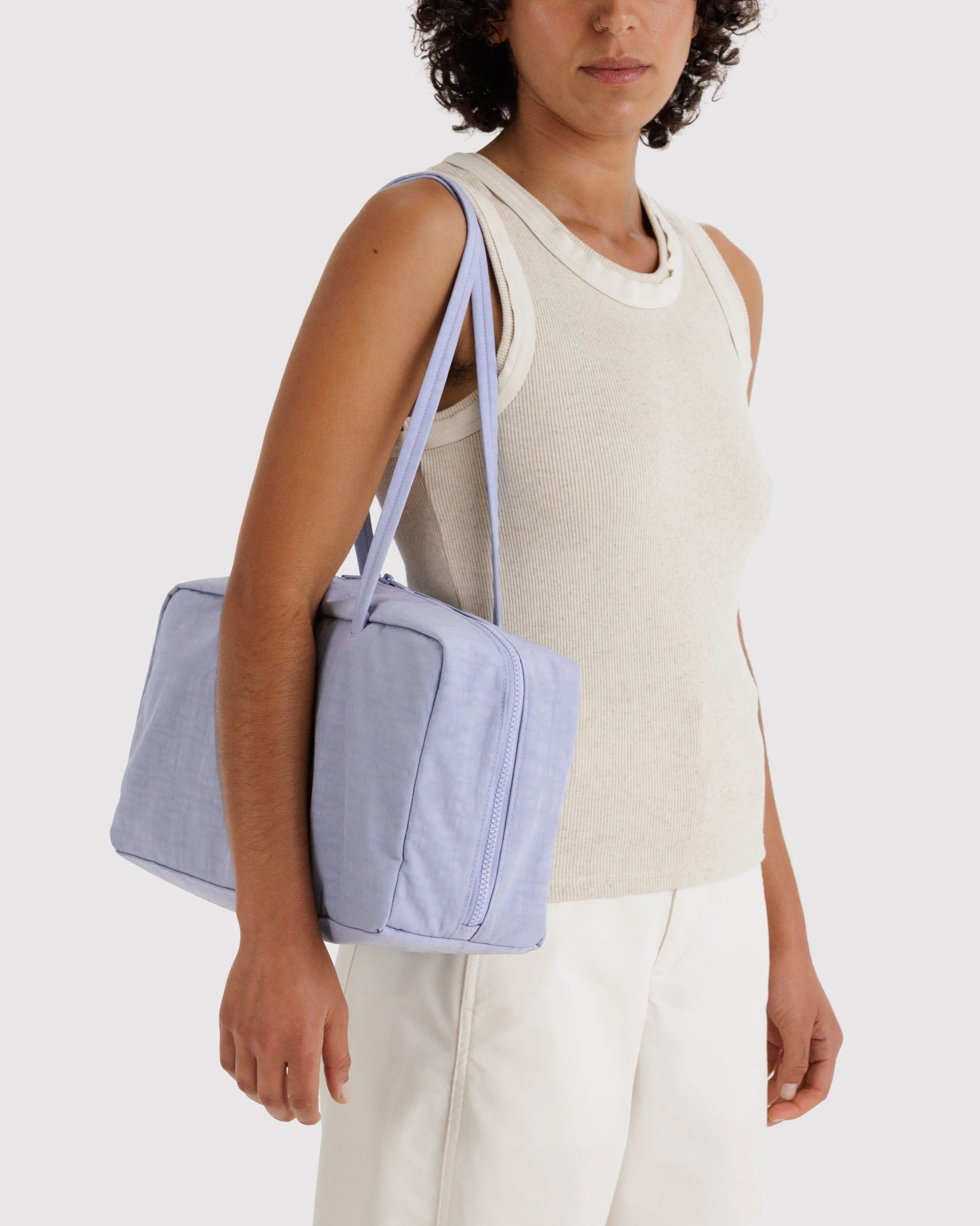 Baggu - Medium Nylon Bowler Bag - Mist - Image 2