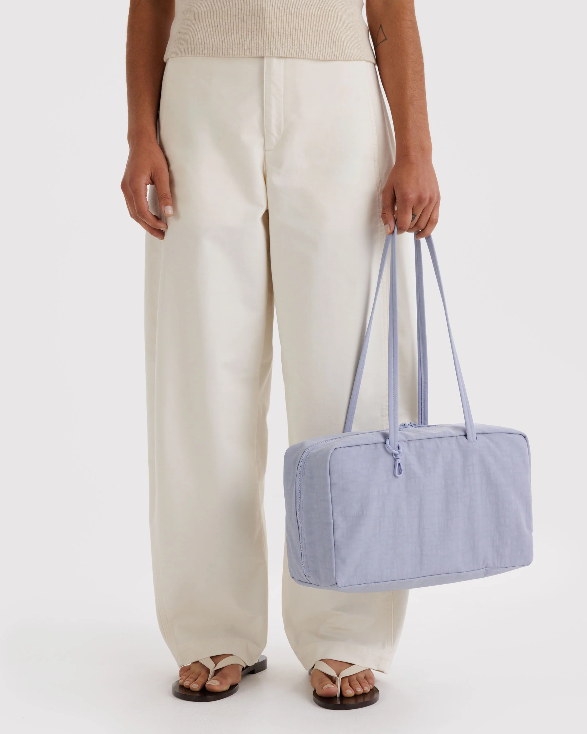 Baggu - Medium Nylon Bowler Bag - Mist - Image 3