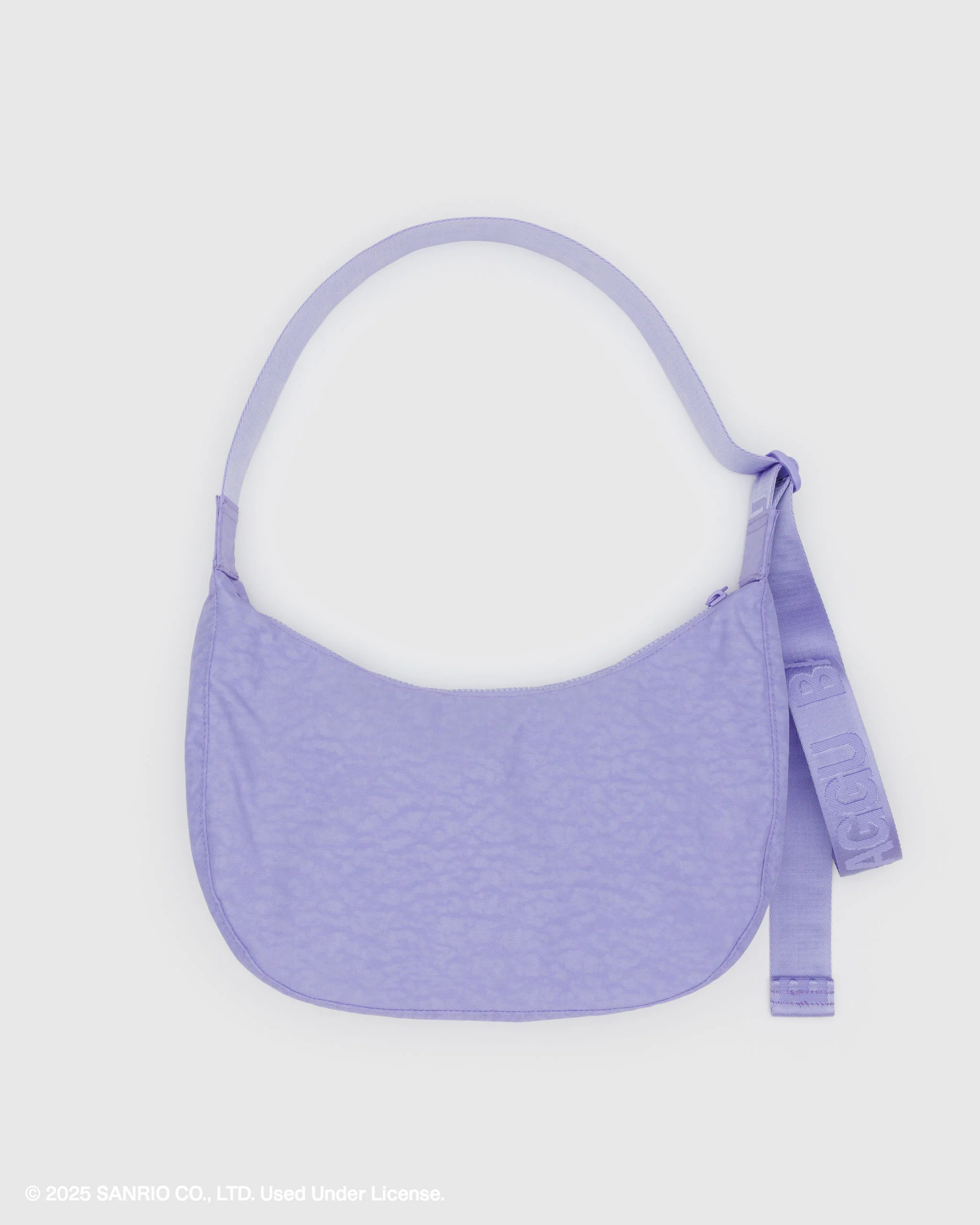 Baggu - Medium Nylon Crescent Bag - Embroidered My Melody Strawberry - Image 5