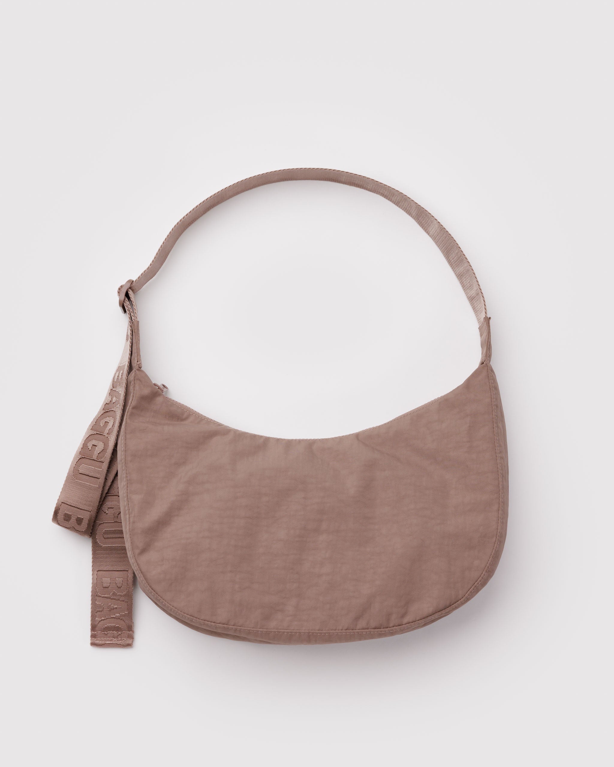 Baggu - Medium Nylon Crescent Bag - Toasted Almond