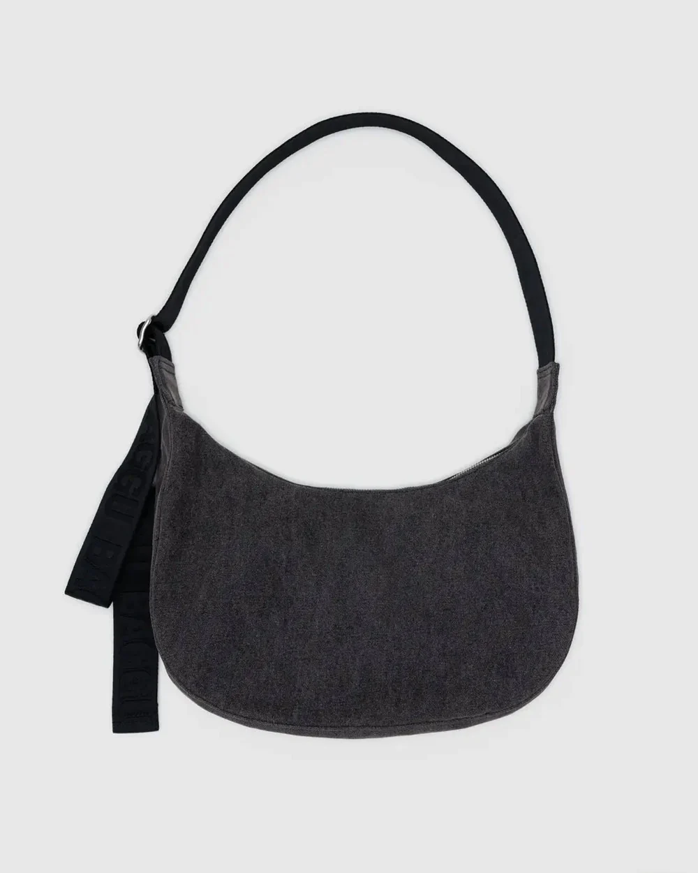 Baggu - Medium Crescent Bag - Washed Black Denim