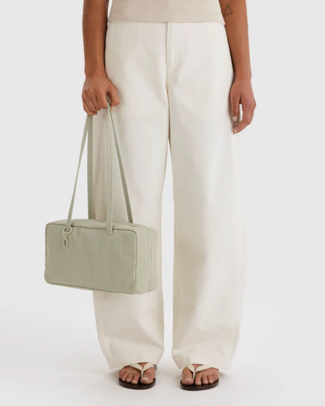 Baggu - Nylon Bowler Bag - Celadon