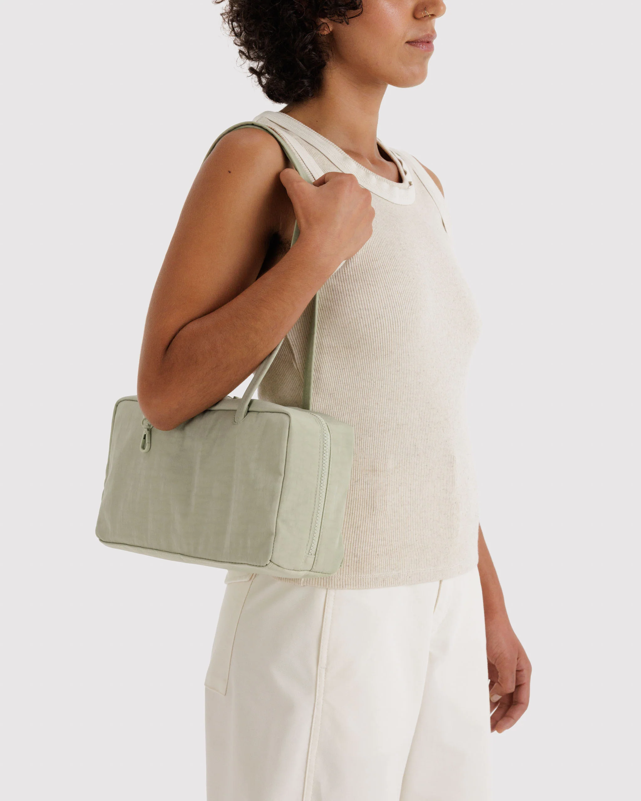 Baggu - Nylon Bowler Bag - Celadon - Image 2