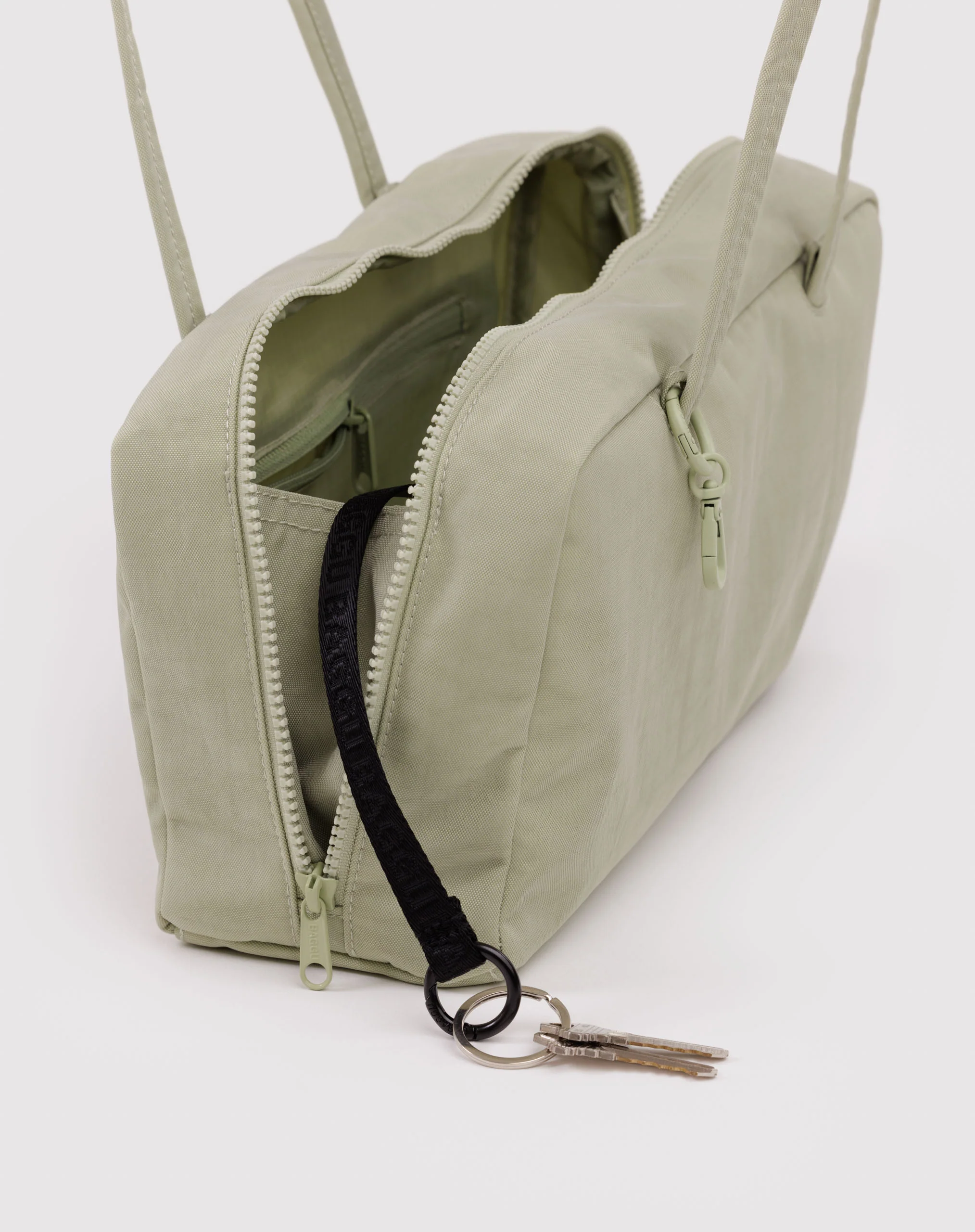 Baggu - Nylon Bowler Bag - Celadon - Image 3