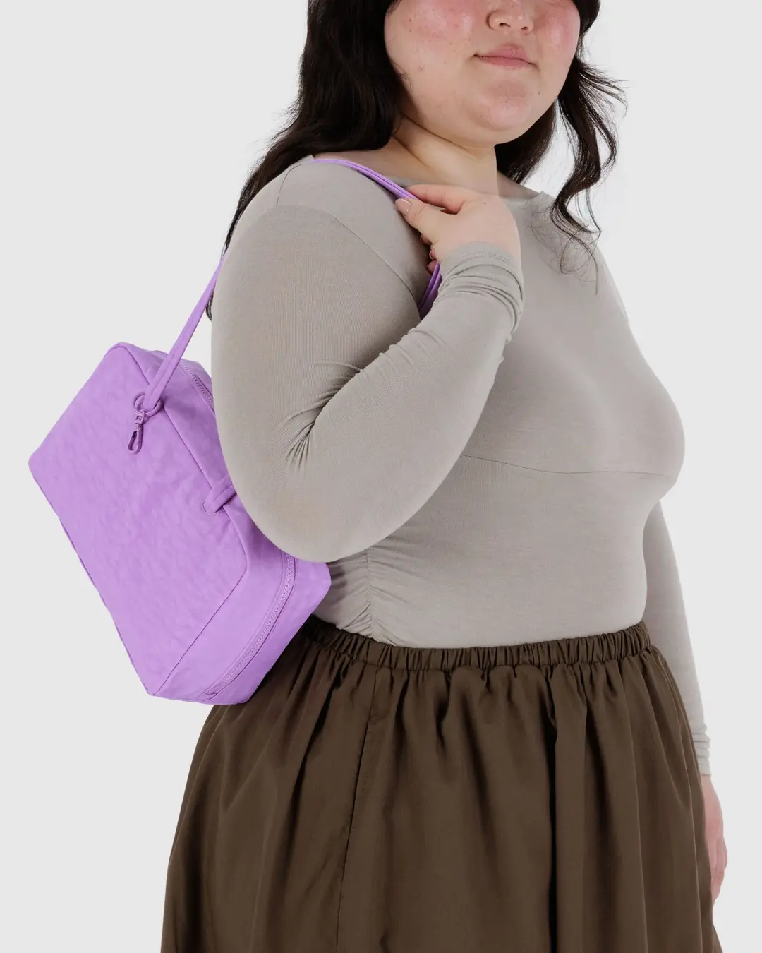 Baggu - Nylon Bowler Bag - Rose - Image 2
