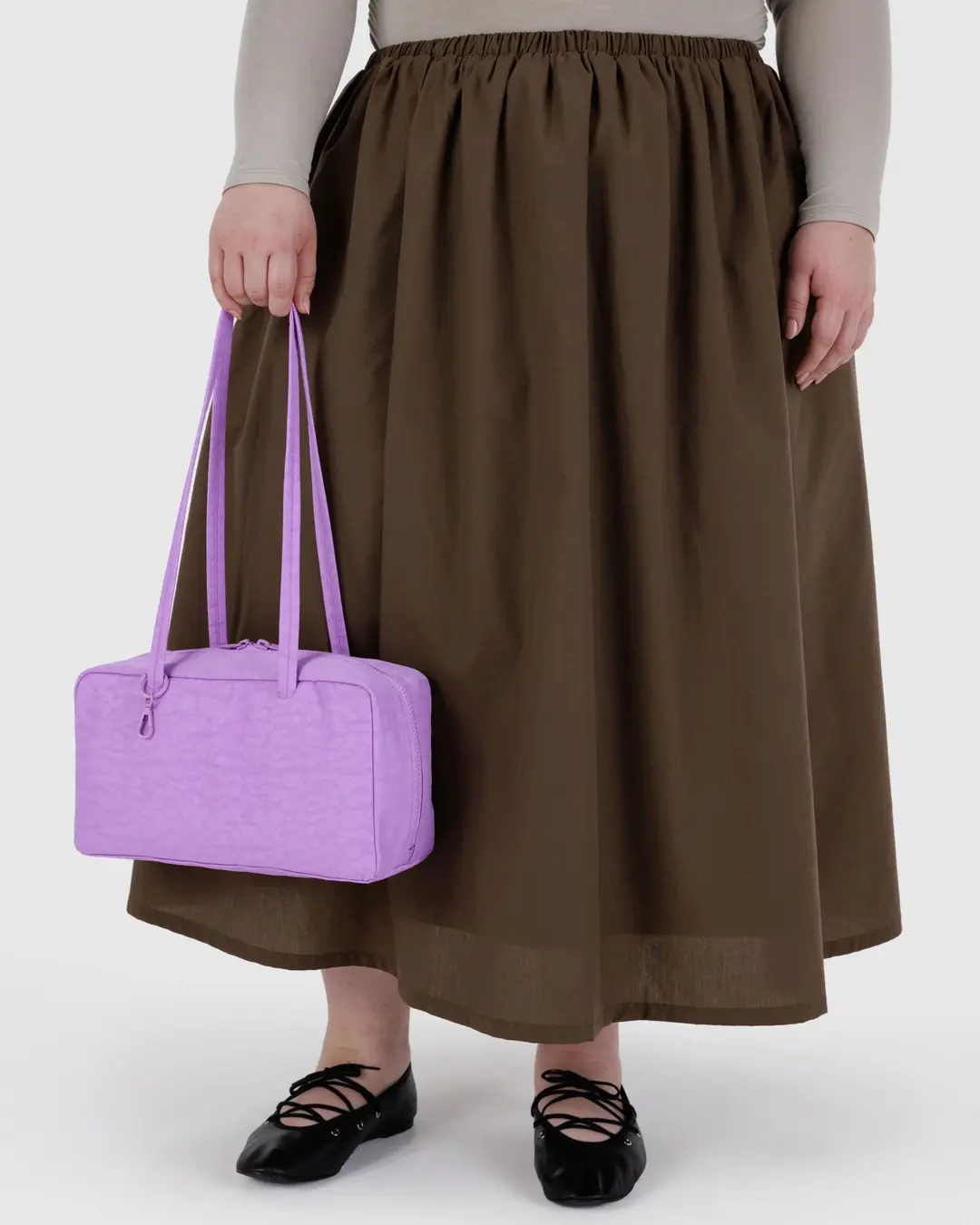 Baggu - Nylon Bowler Bag - Rose - Image 3