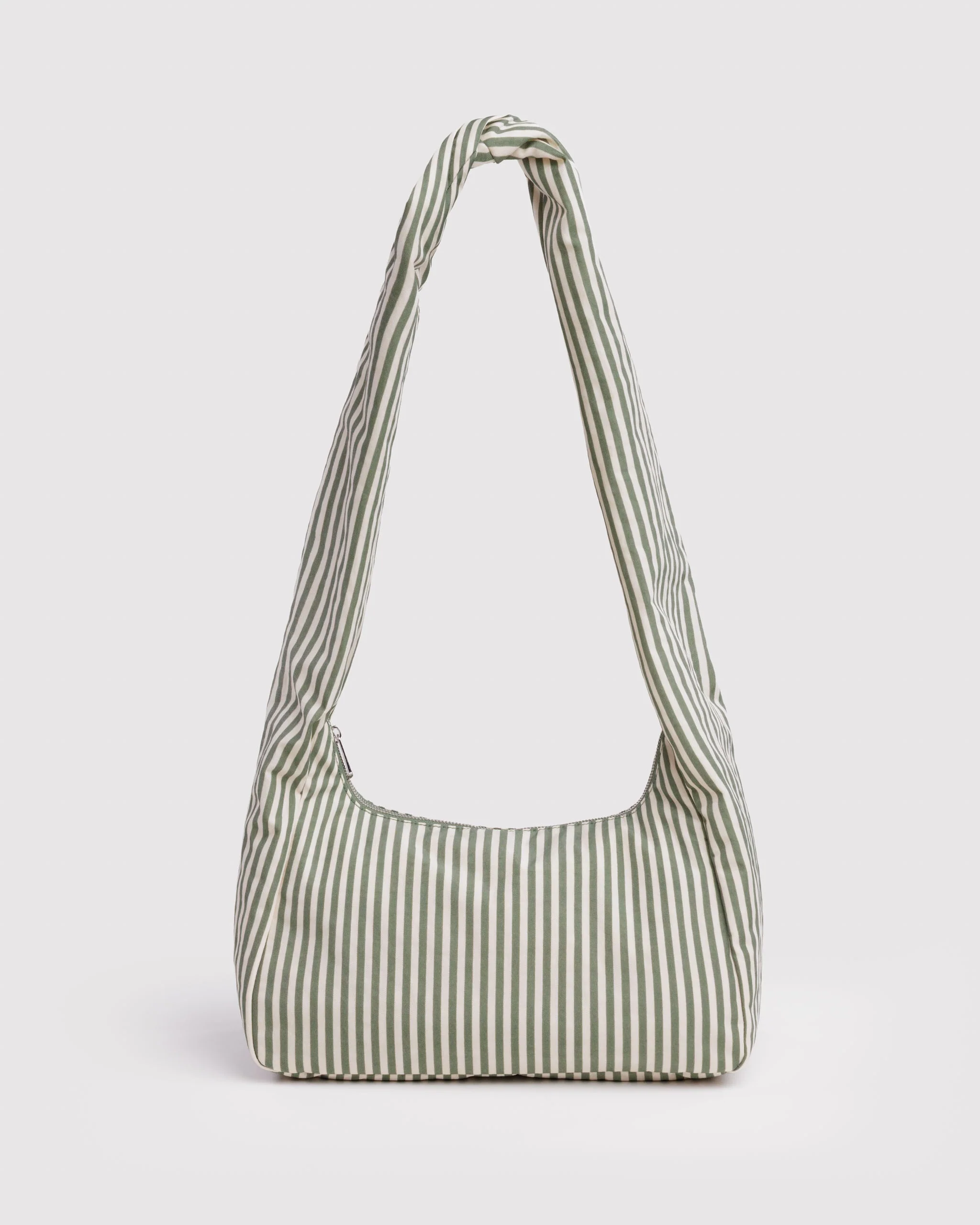 Baggu - Nylon Meringue Bag - Sage Stripe