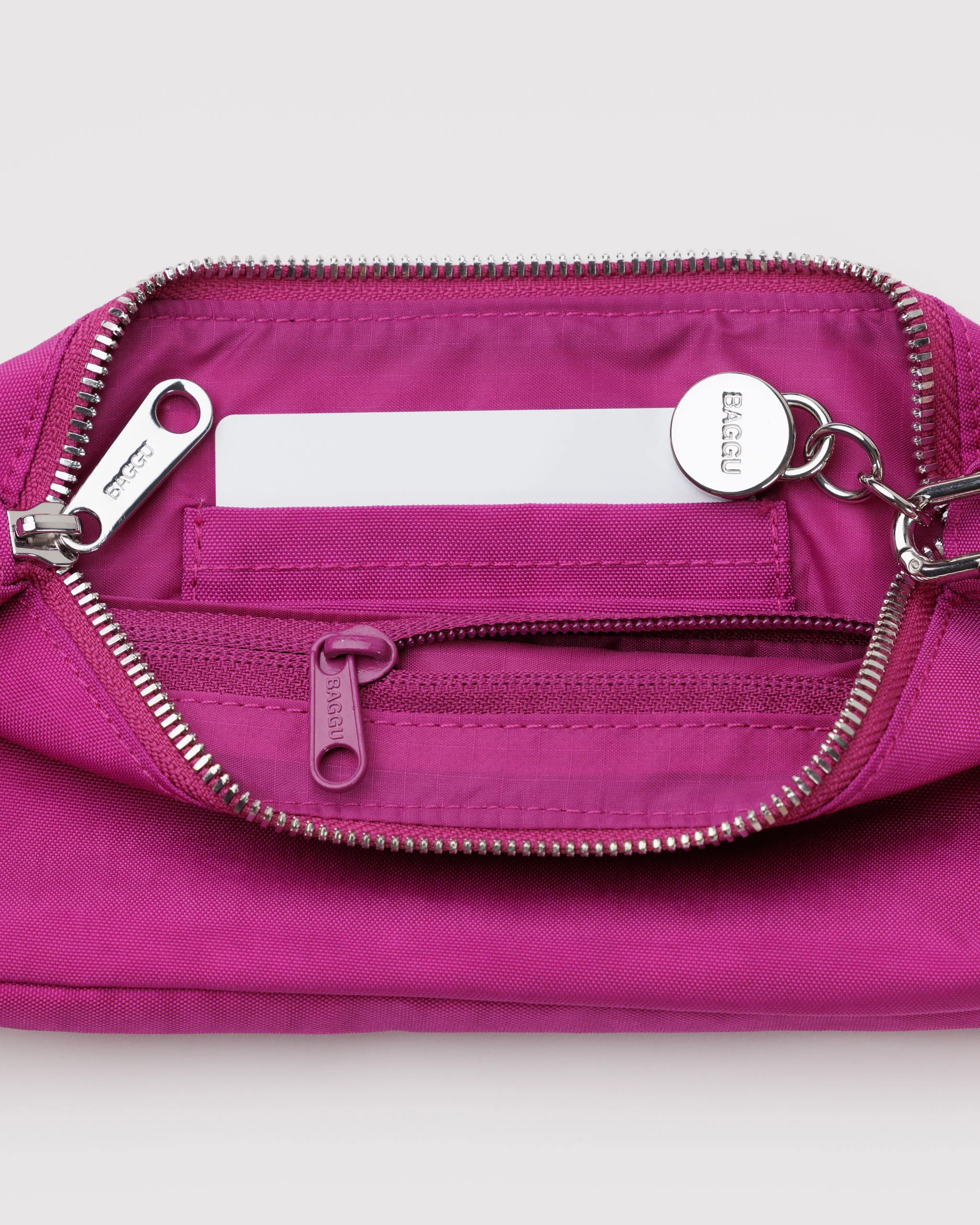 Baggu - Nylon Pochette - Deep Fuchsia - Image 4